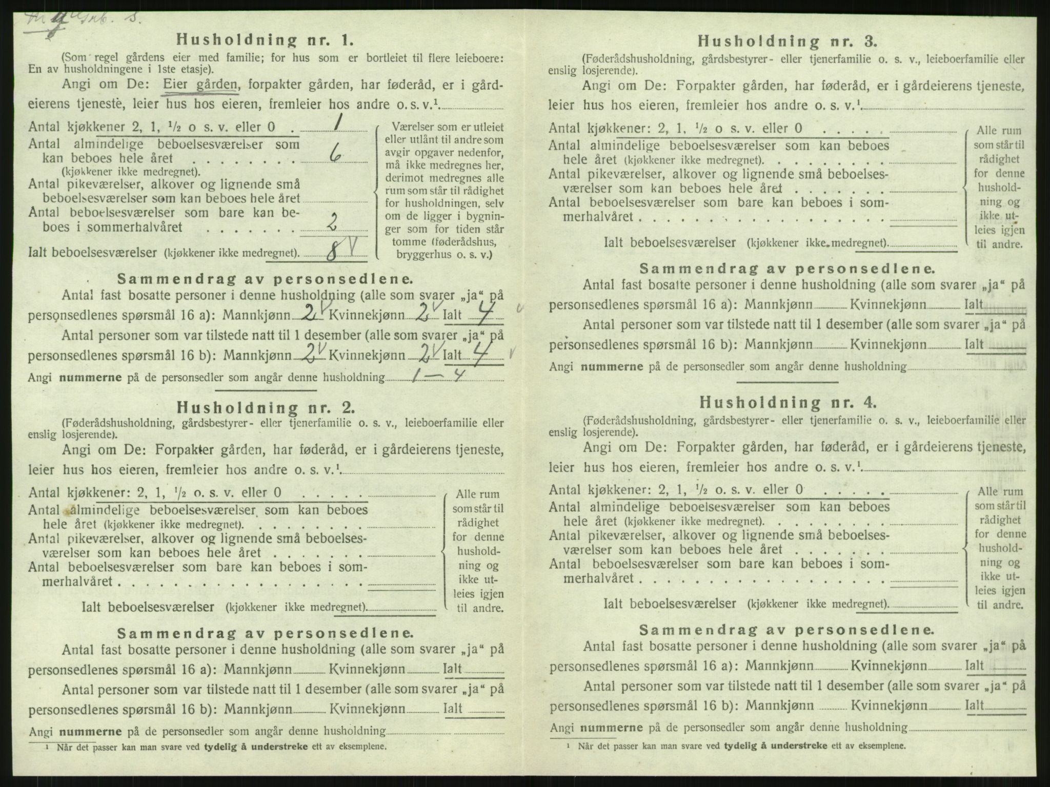SAT, 1920 census for Røra, 1920, p. 32