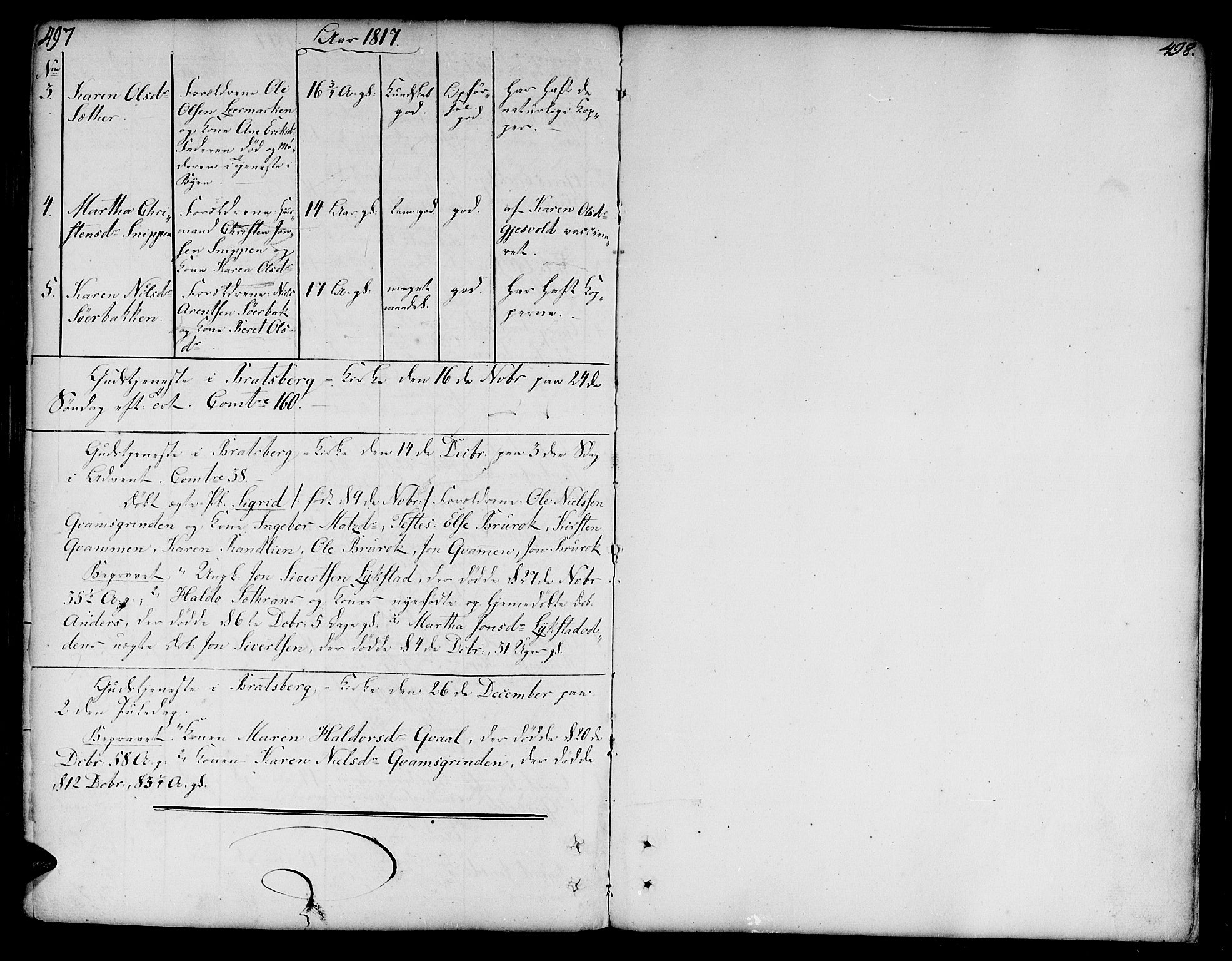 Ministerialprotokoller, klokkerbøker og fødselsregistre - Sør-Trøndelag, SAT/A-1456/606/L0282: Parish register (official) no. 606A02 /3, 1781-1817, p. 497-498