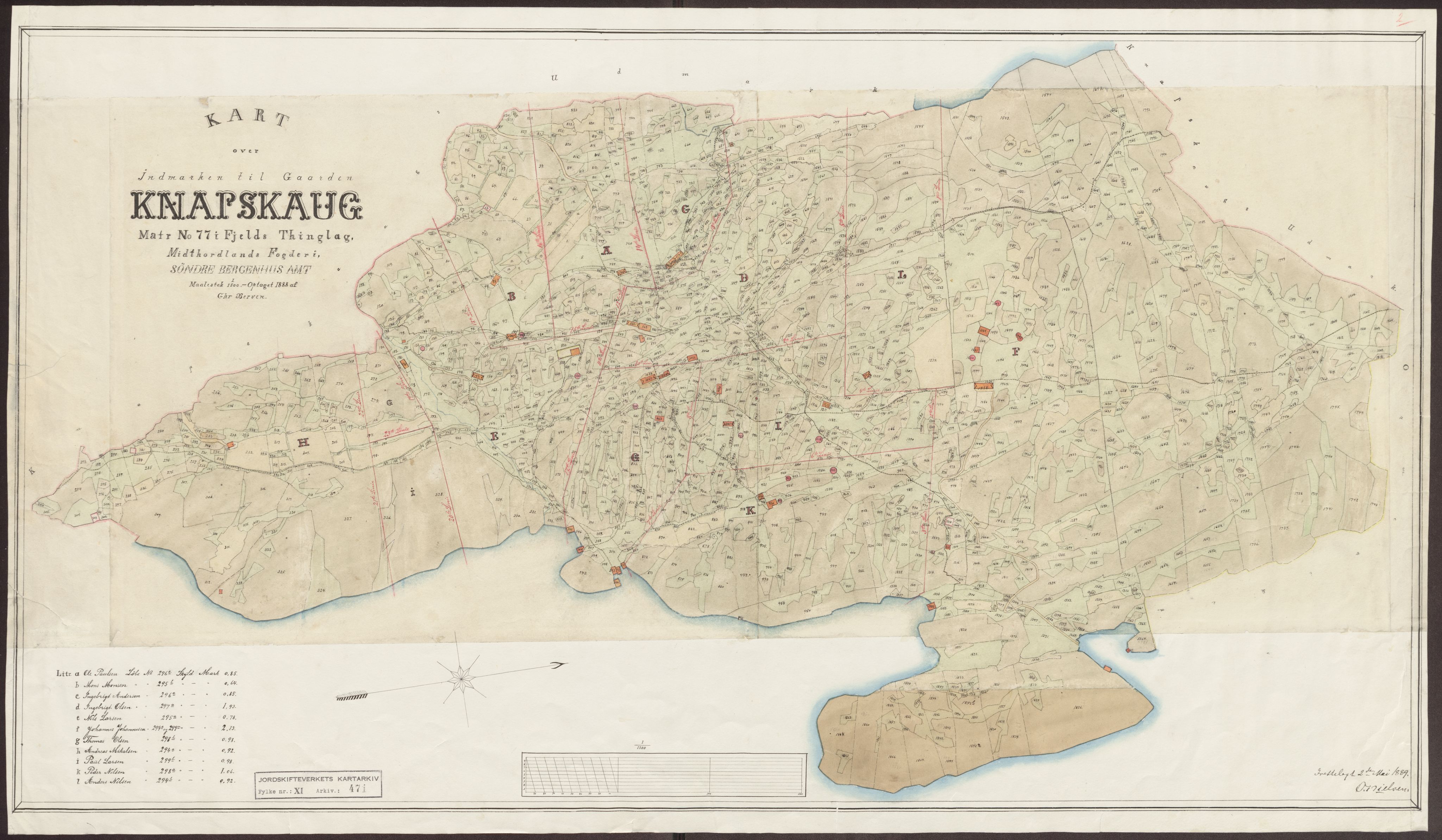 Jordskifteverkets kartarkiv, AV/RA-S-3929/T, 1859-1988, p. 581
