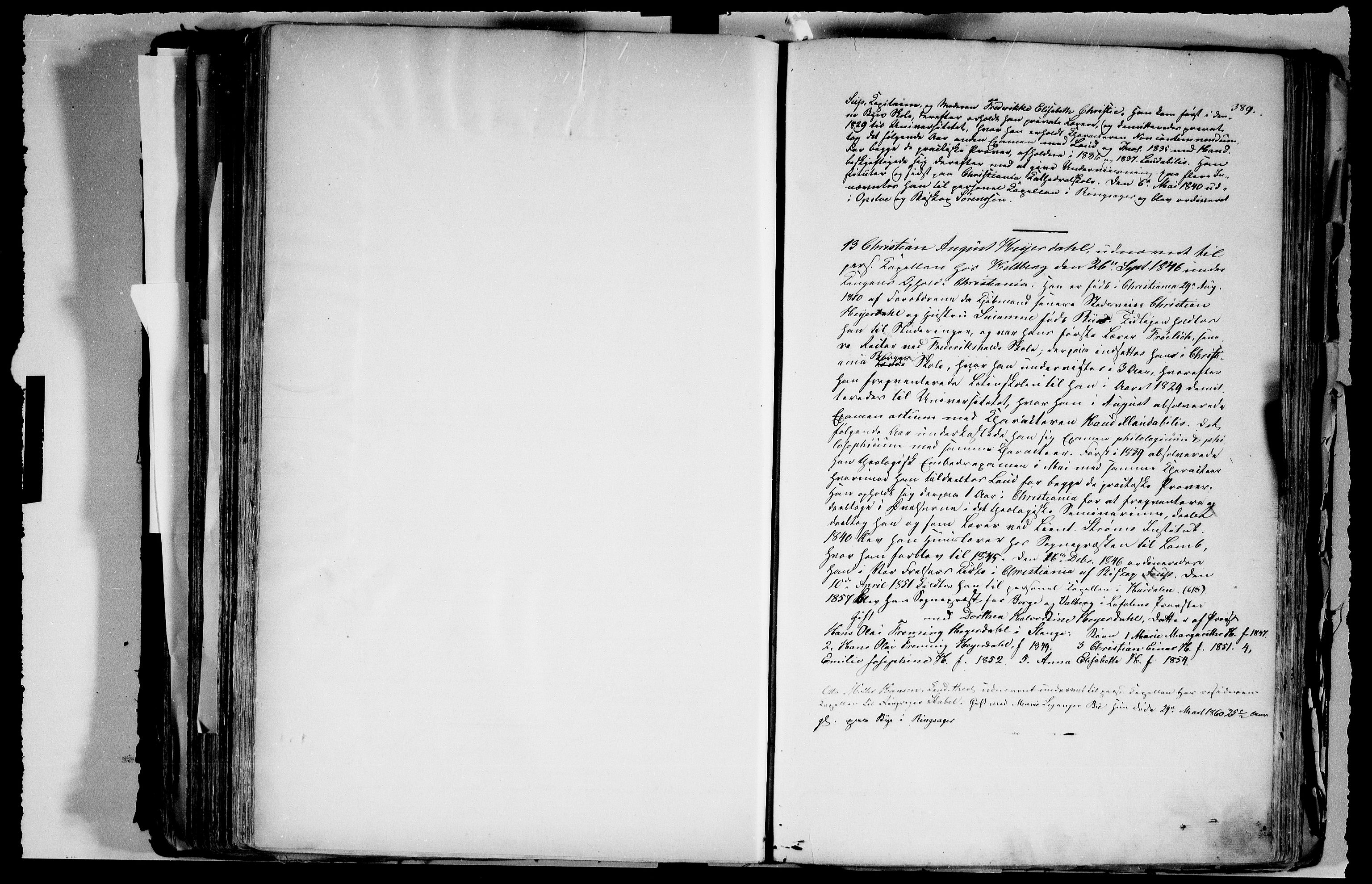 Svendsen, Bastian - etterretninger om geistligheten i Akershus stift, AV/SAO-PAO-0181/D/L0005: Etterretninger del 4, p. 389