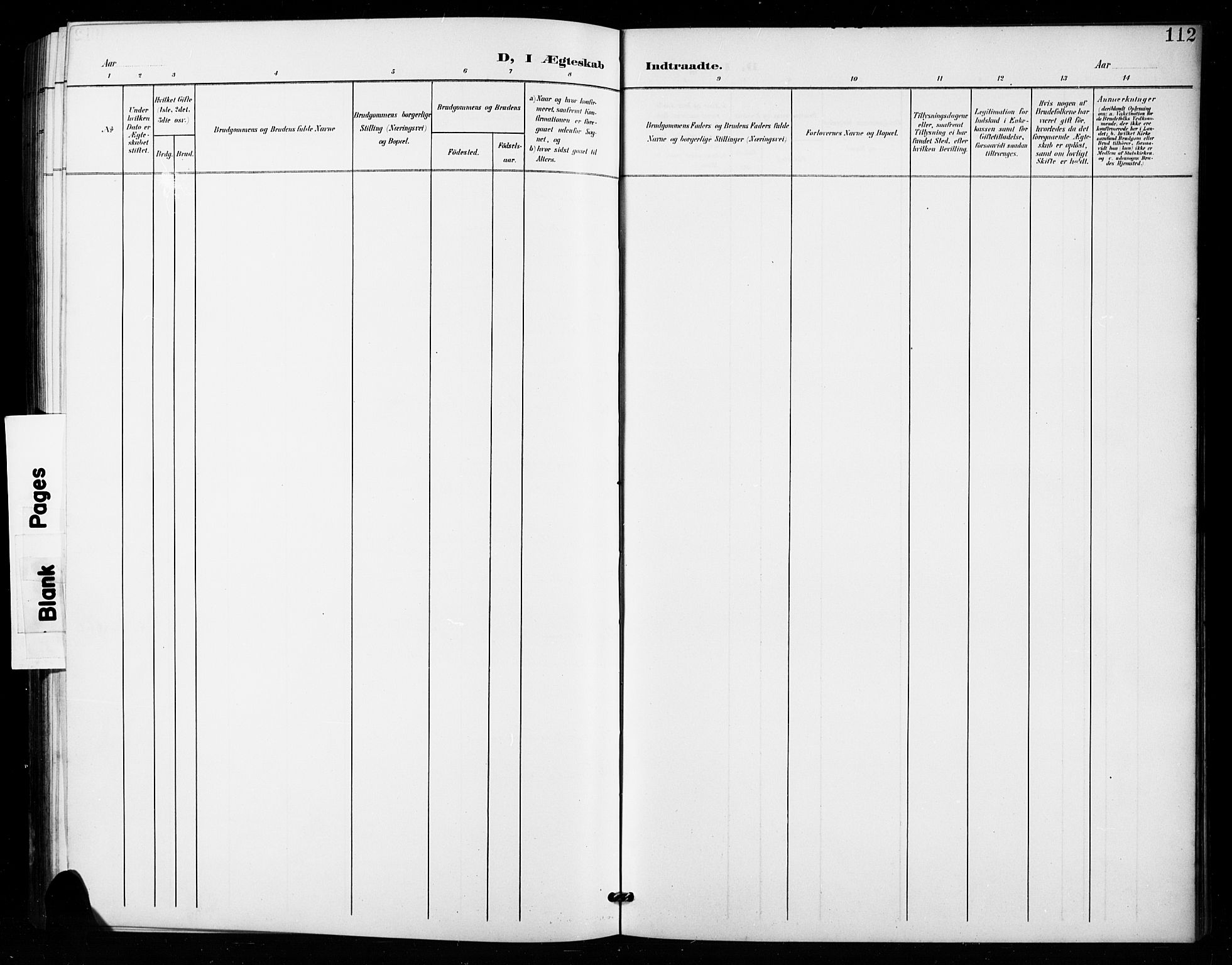 Vestre Toten prestekontor, SAH/PREST-108/H/Ha/Hab/L0016: Parish register (copy) no. 16, 1901-1915, p. 112