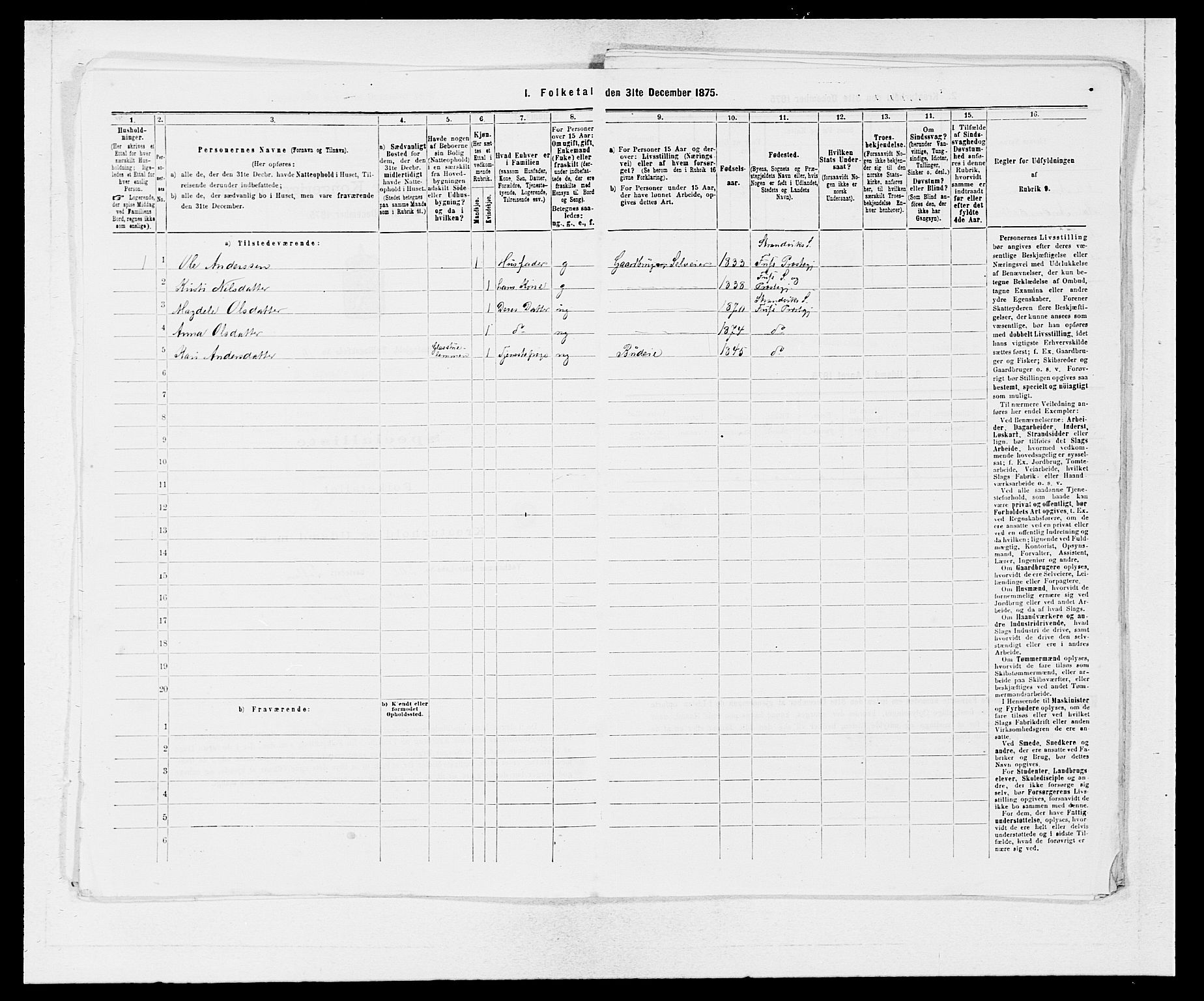 SAB, 1875 census for 1241P Fusa, 1875, p. 671