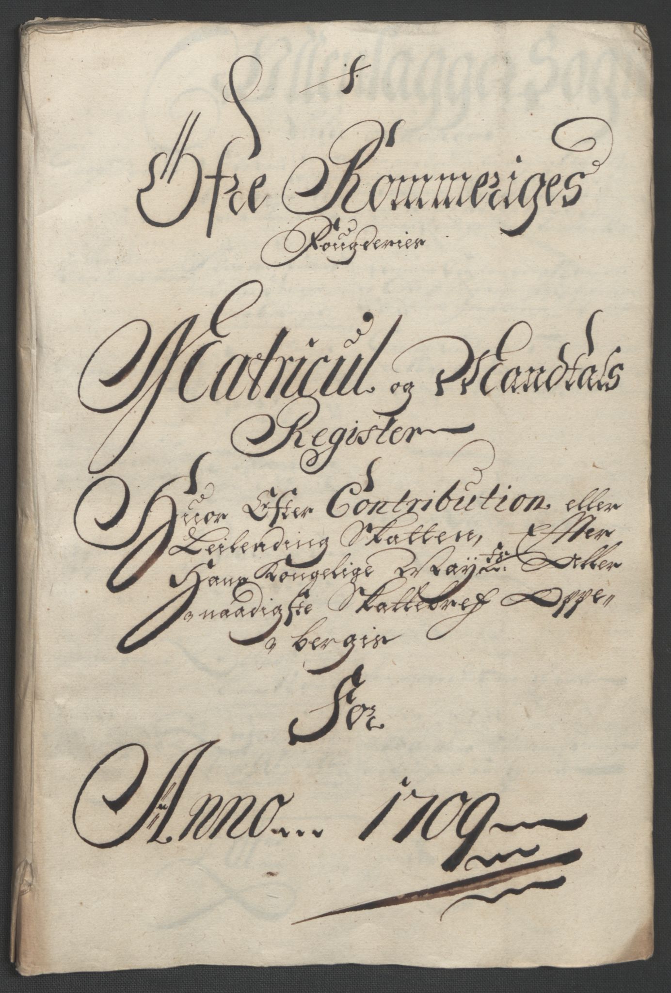 Rentekammeret inntil 1814, Reviderte regnskaper, Fogderegnskap, RA/EA-4092/R12/L0719: Fogderegnskap Øvre Romerike, 1708-1709, p. 237