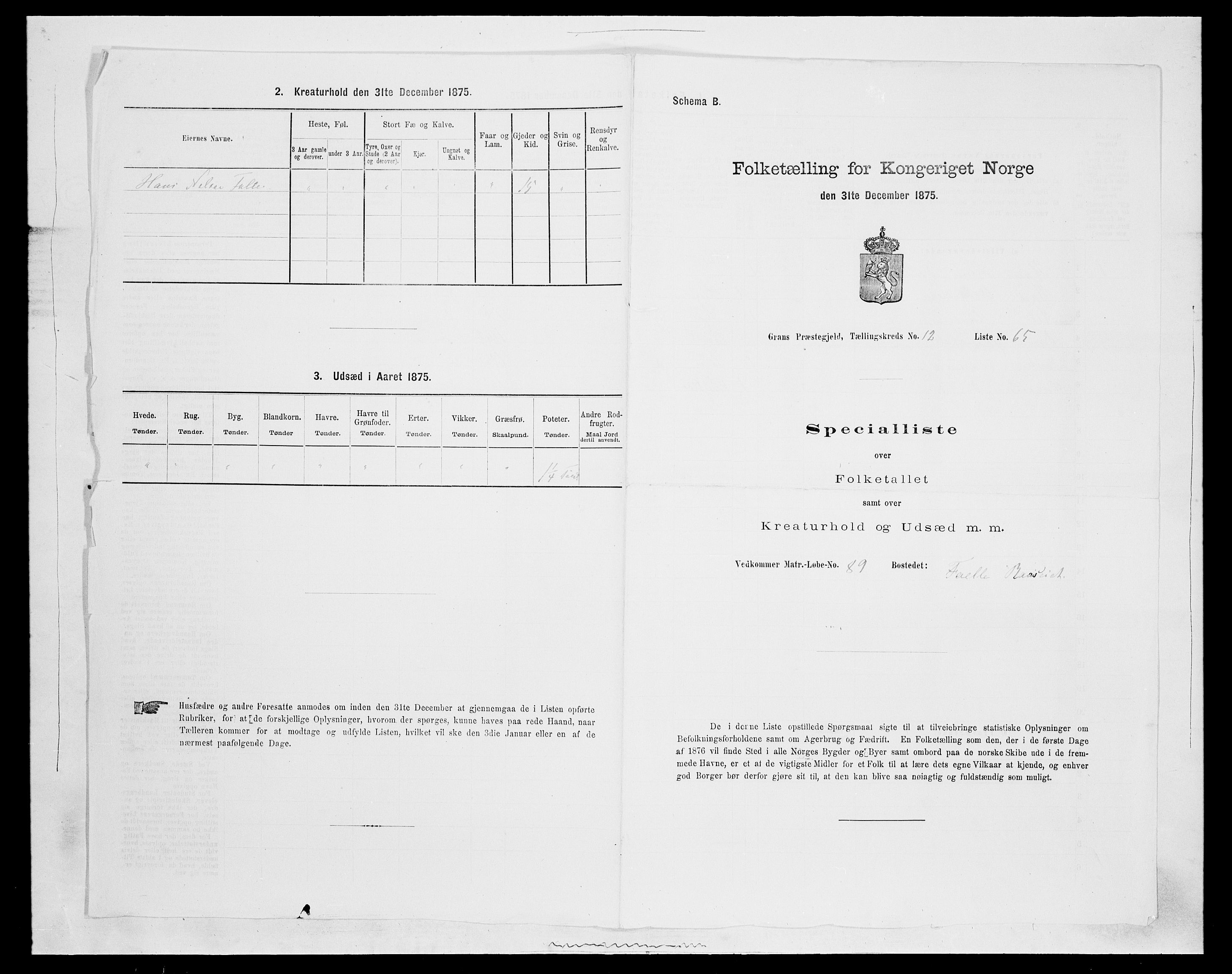 SAH, 1875 census for 0534P Gran, 1875, p. 2369