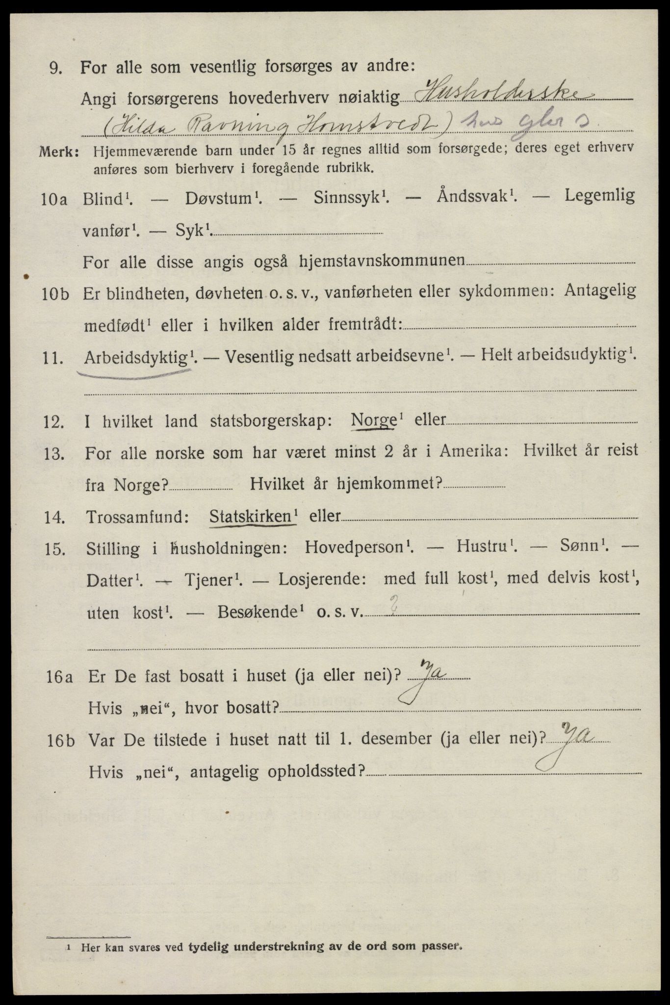 SAO, 1920 census for Eidsberg, 1920, p. 4192