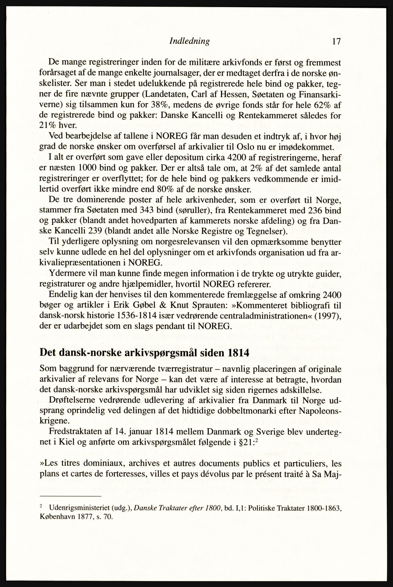 Publikasjoner utgitt av Arkivverket, PUBL/PUBL-001/A/0002: Erik Gøbel: NOREG, Tværregistratur over norgesrelevant materiale i Rigsarkivet i København (2000), 2000, p. 19