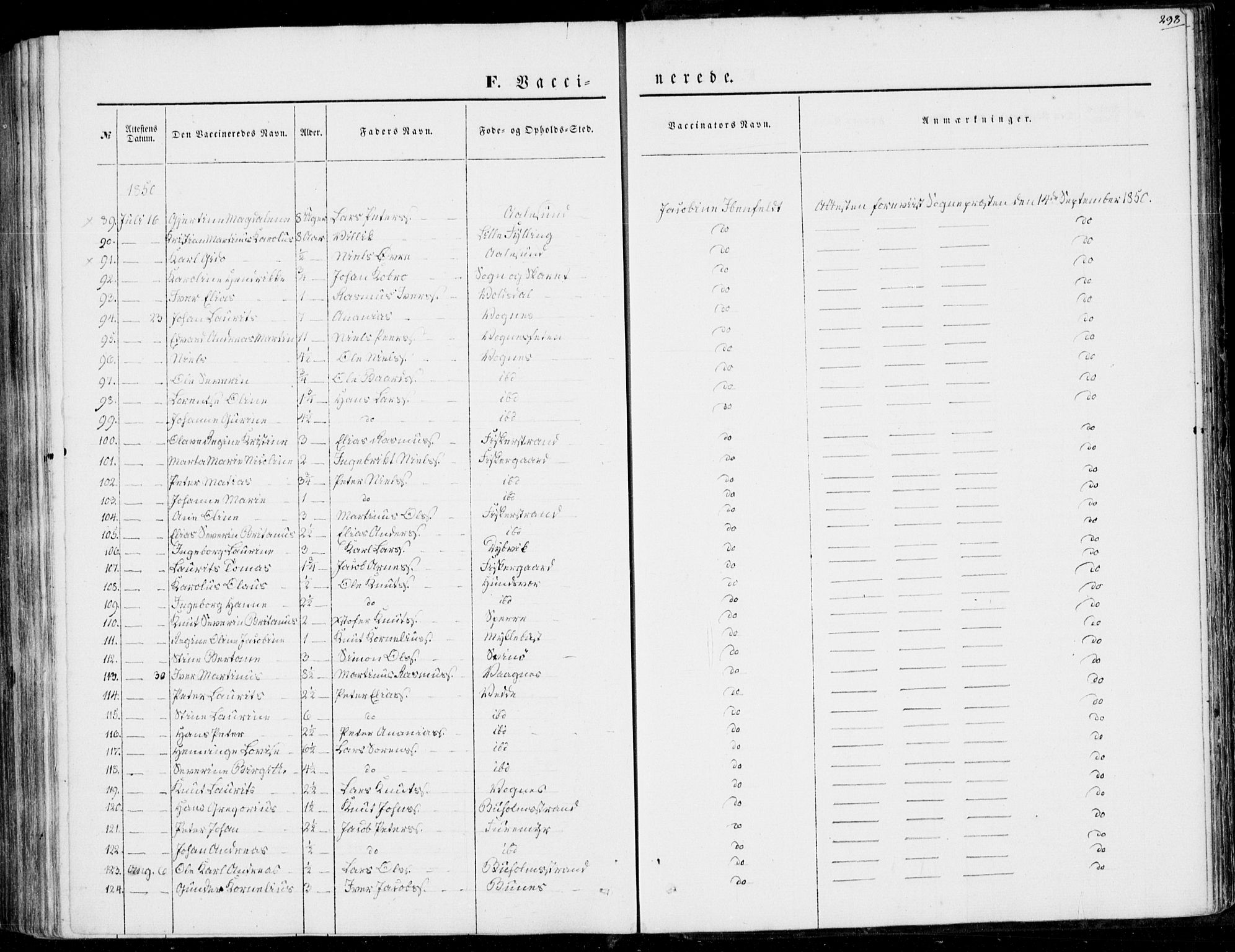 Ministerialprotokoller, klokkerbøker og fødselsregistre - Møre og Romsdal, AV/SAT-A-1454/528/L0397: Parish register (official) no. 528A08, 1848-1858, p. 298