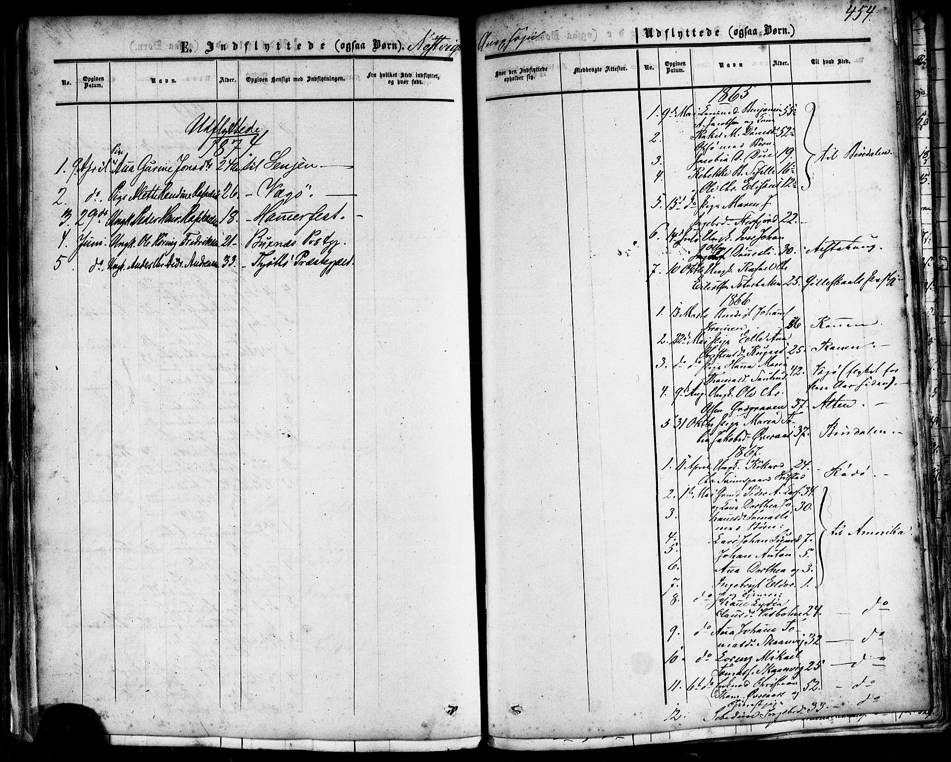 Ministerialprotokoller, klokkerbøker og fødselsregistre - Nordland, AV/SAT-A-1459/814/L0224: Parish register (official) no. 814A05, 1834-1874, p. 454