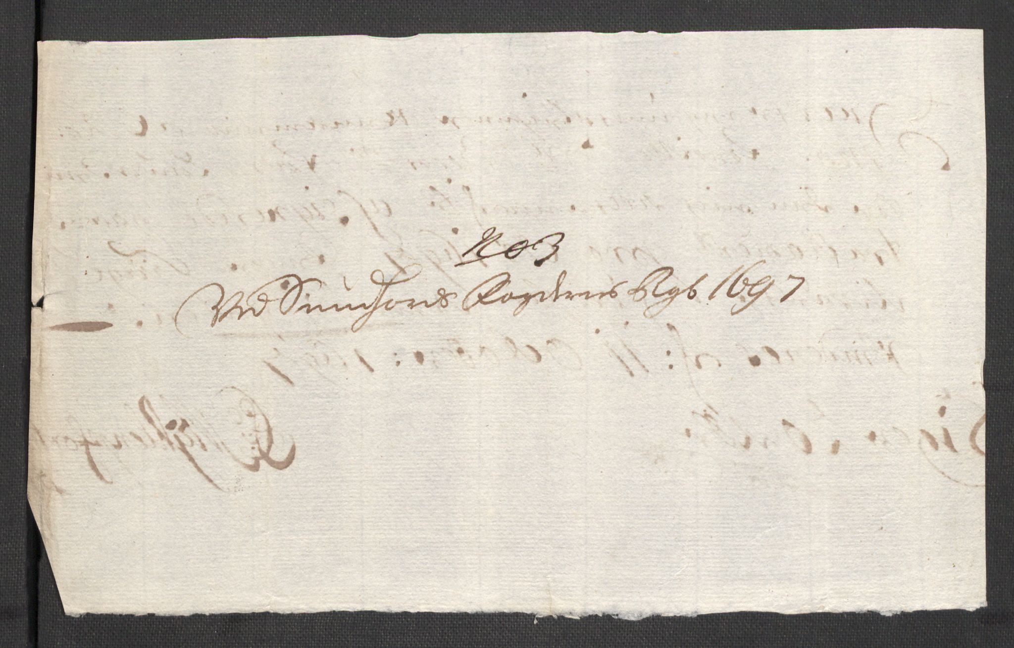 Rentekammeret inntil 1814, Reviderte regnskaper, Fogderegnskap, AV/RA-EA-4092/R48/L2977: Fogderegnskap Sunnhordland og Hardanger, 1697-1698, p. 111