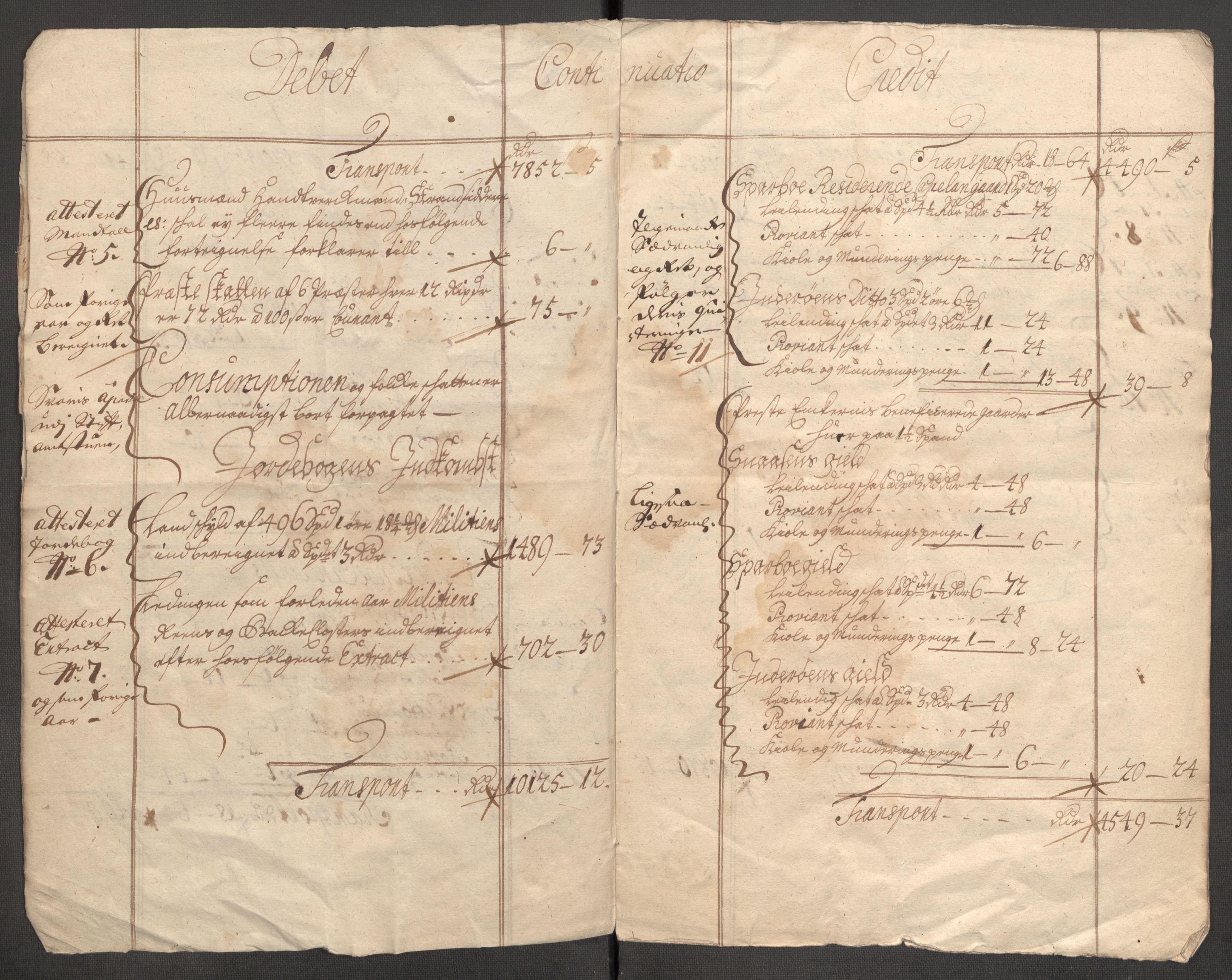 Rentekammeret inntil 1814, Reviderte regnskaper, Fogderegnskap, AV/RA-EA-4092/R63/L4314: Fogderegnskap Inderøy, 1705, p. 7