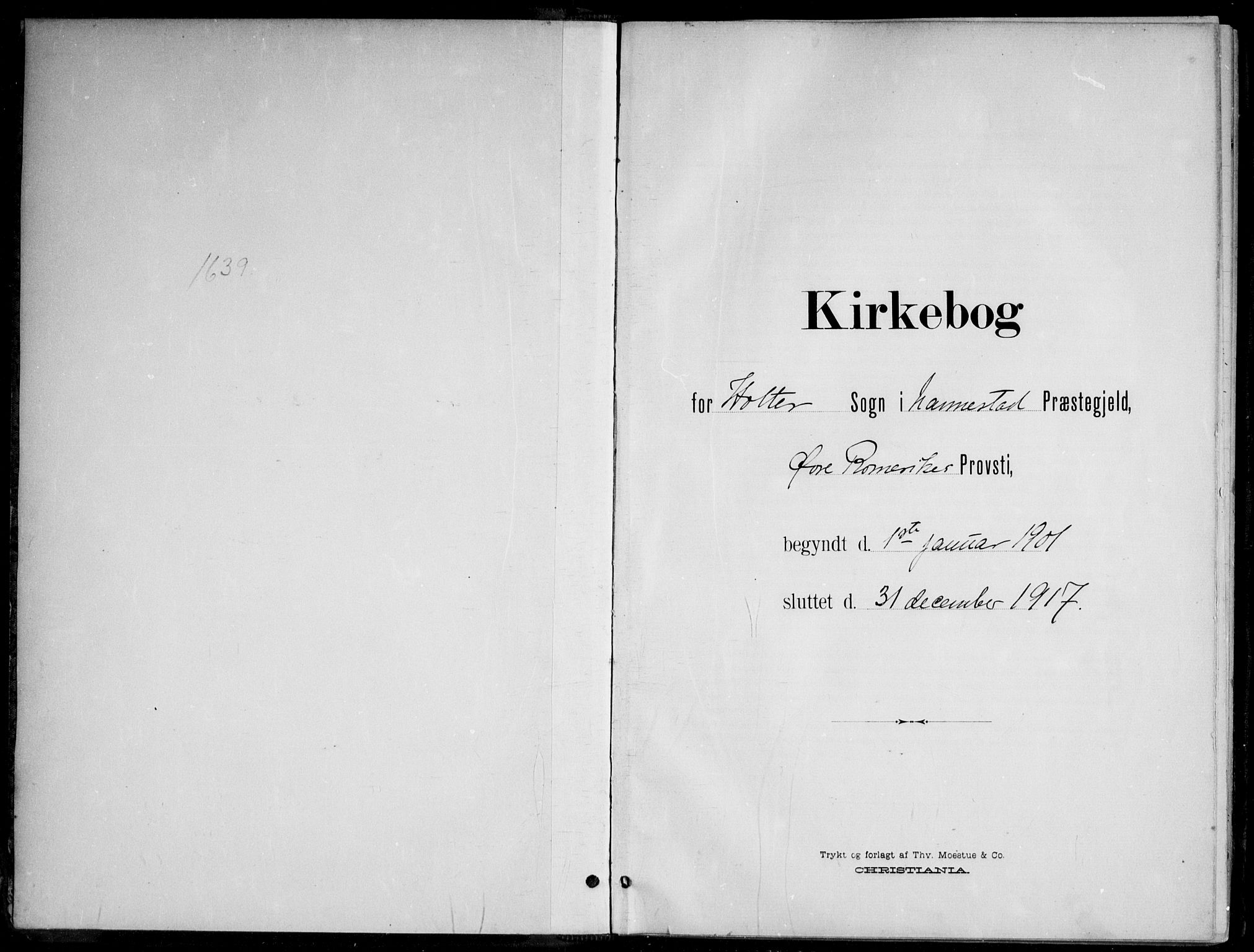 Nannestad prestekontor Kirkebøker, AV/SAO-A-10414a/G/Gb/L0001: Parish register (copy) no. II 1, 1901-1917