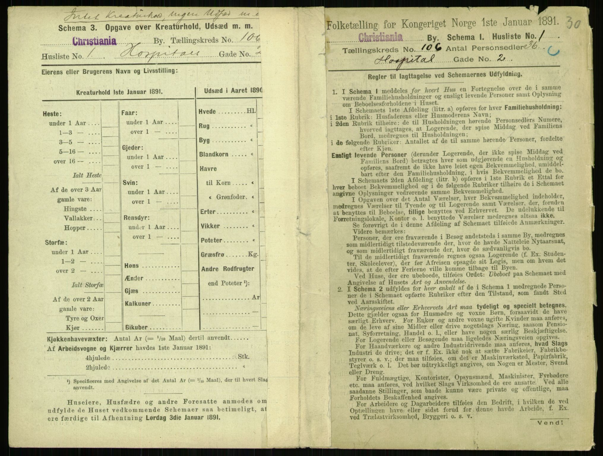 RA, 1891 census for 0301 Kristiania, 1891, p. 53714