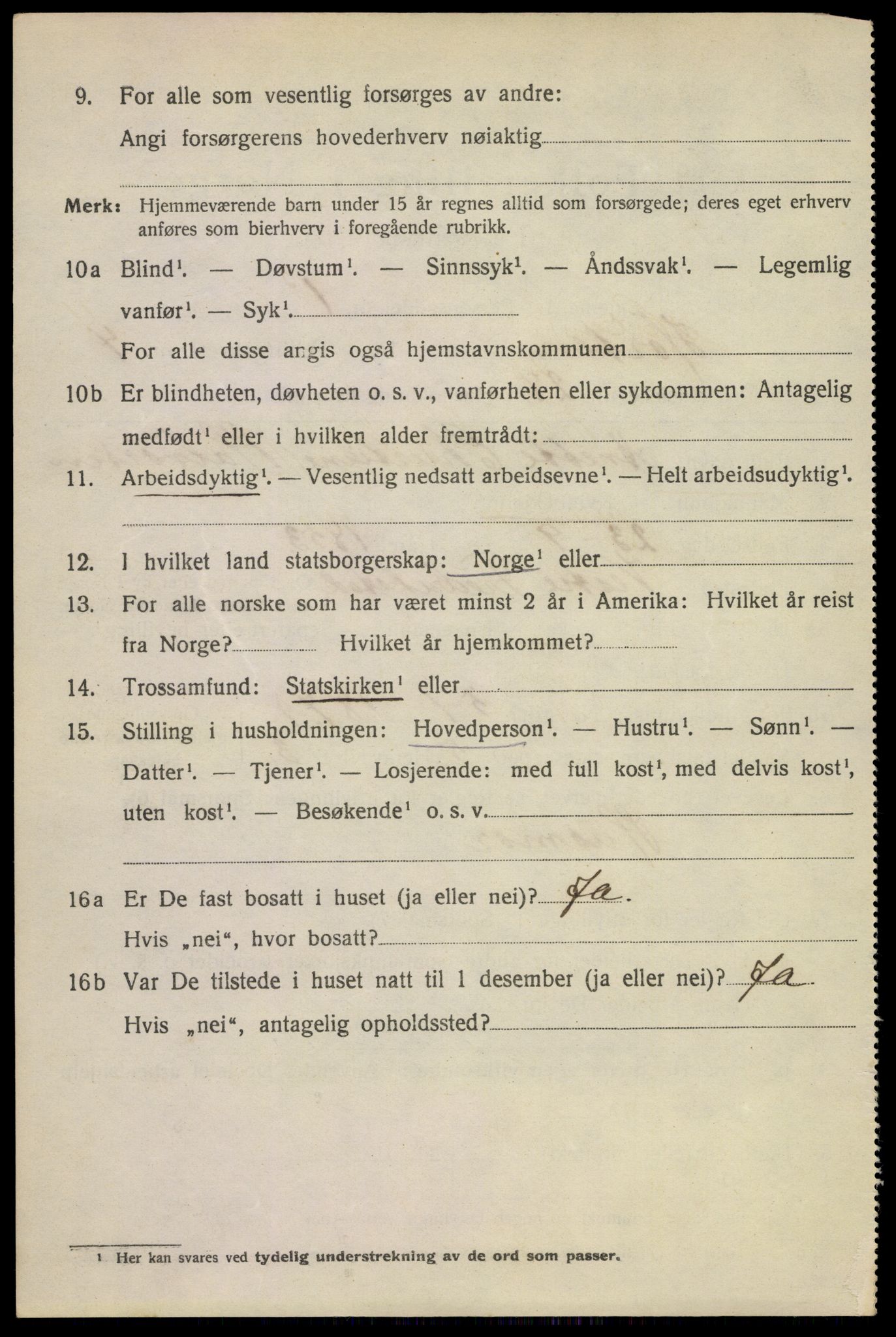 SAKO, 1920 census for Horten, 1920, p. 16820