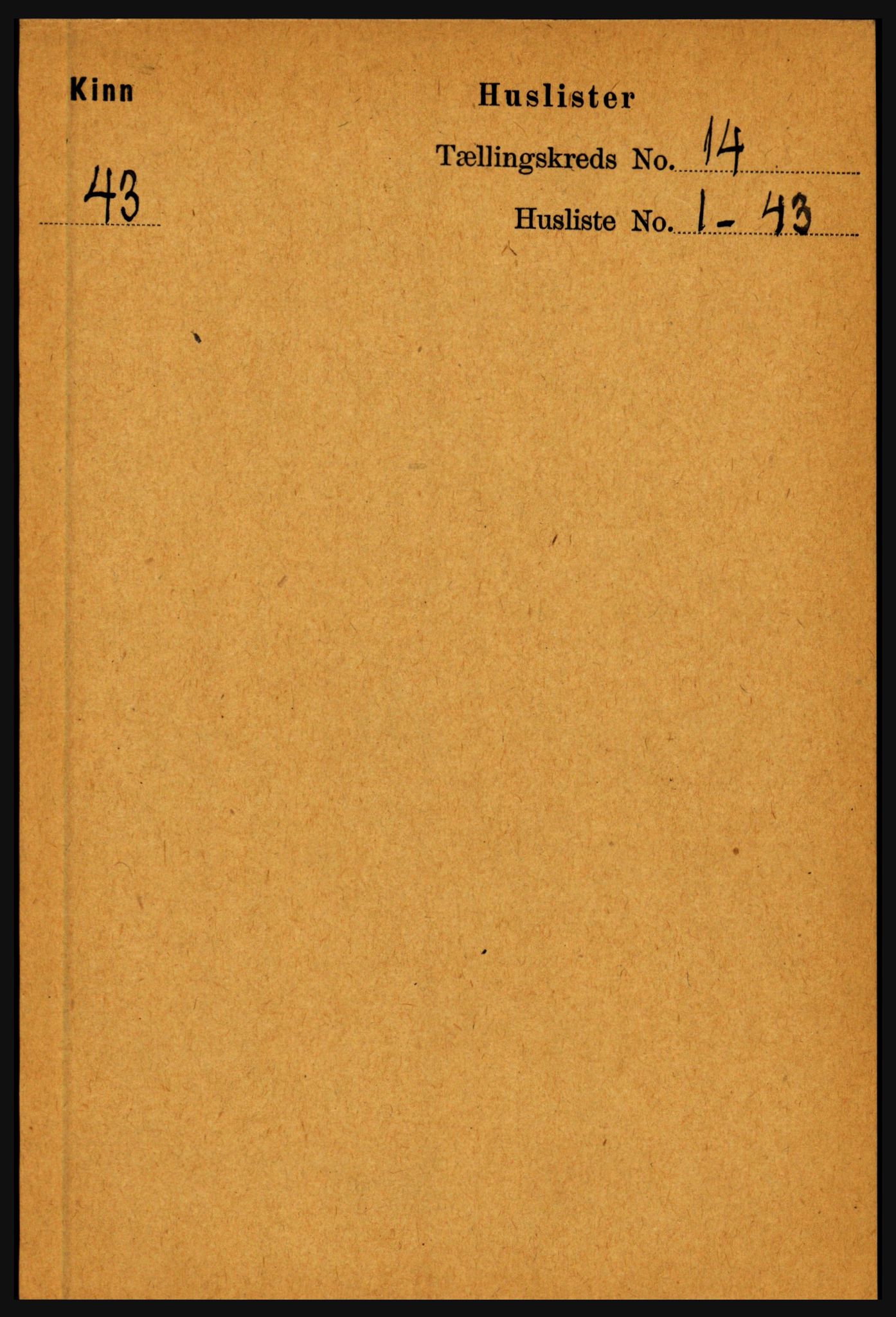 RA, 1891 census for 1437 Kinn, 1891, p. 5406