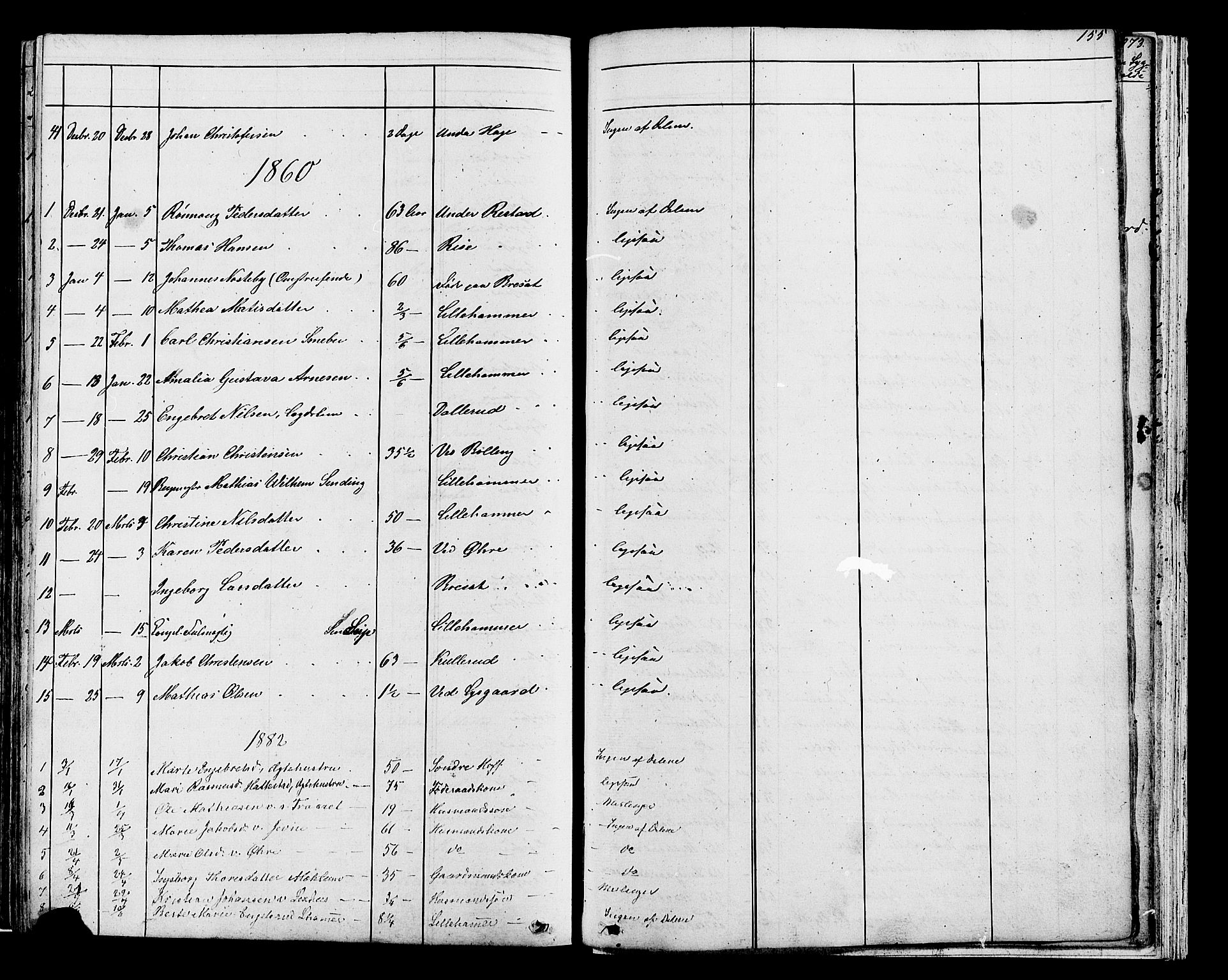 Fåberg prestekontor, SAH/PREST-086/H/Ha/Hab/L0007: Parish register (copy) no. 7, 1856-1891, p. 1054-1055