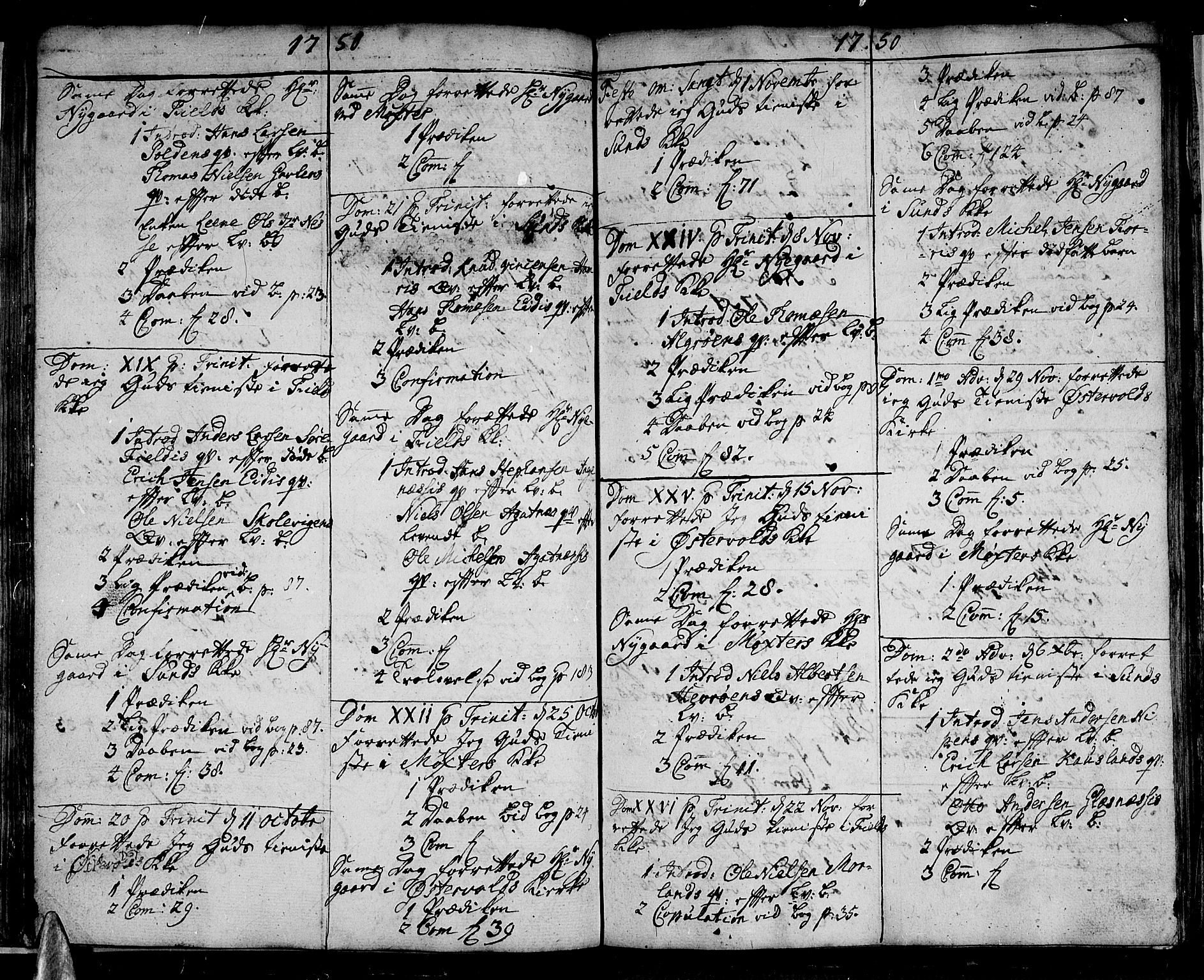 Sund sokneprestembete, SAB/A-99930: Parish register (official) no. A 3, 1740-1769