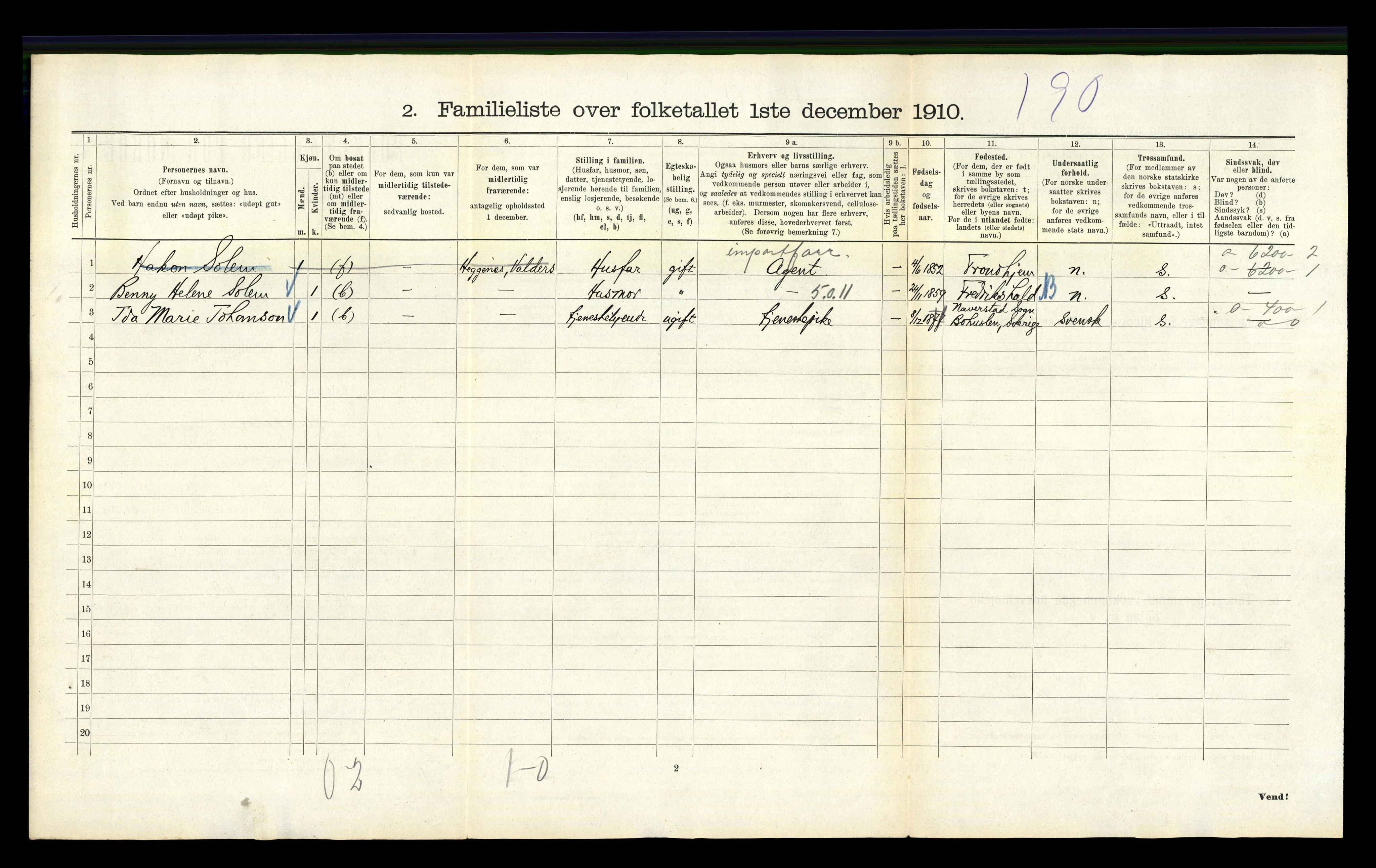 RA, 1910 census for Kristiania, 1910, p. 4494