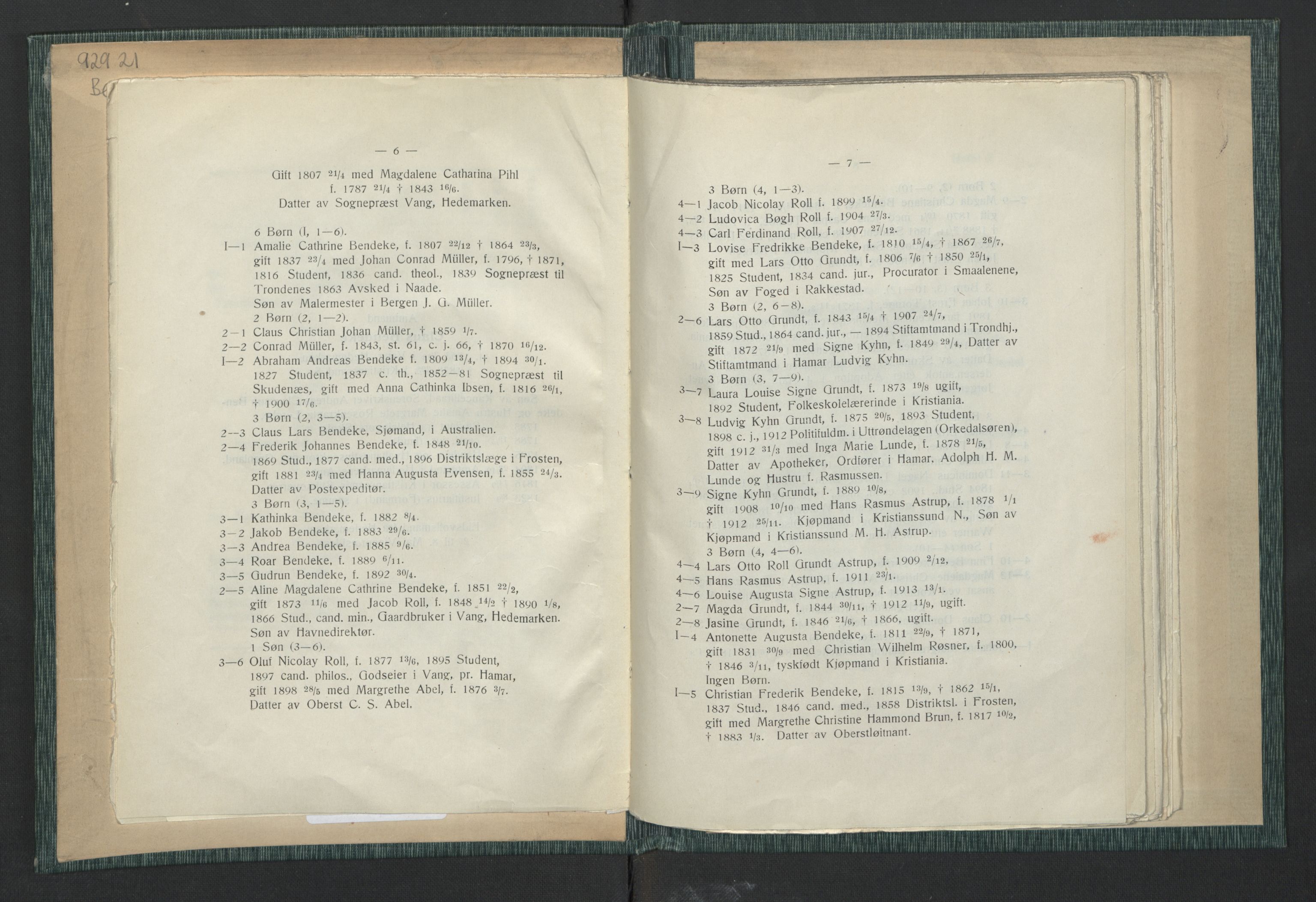 Andre publikasjoner, PUBL/PUBL-999/0003/0001: Johan Kielland Bergwitz: Vore Eidsvollsmænds efterkommere. Gjennem alle linjer i 100 aar (1914), 1814-1914, p. 5