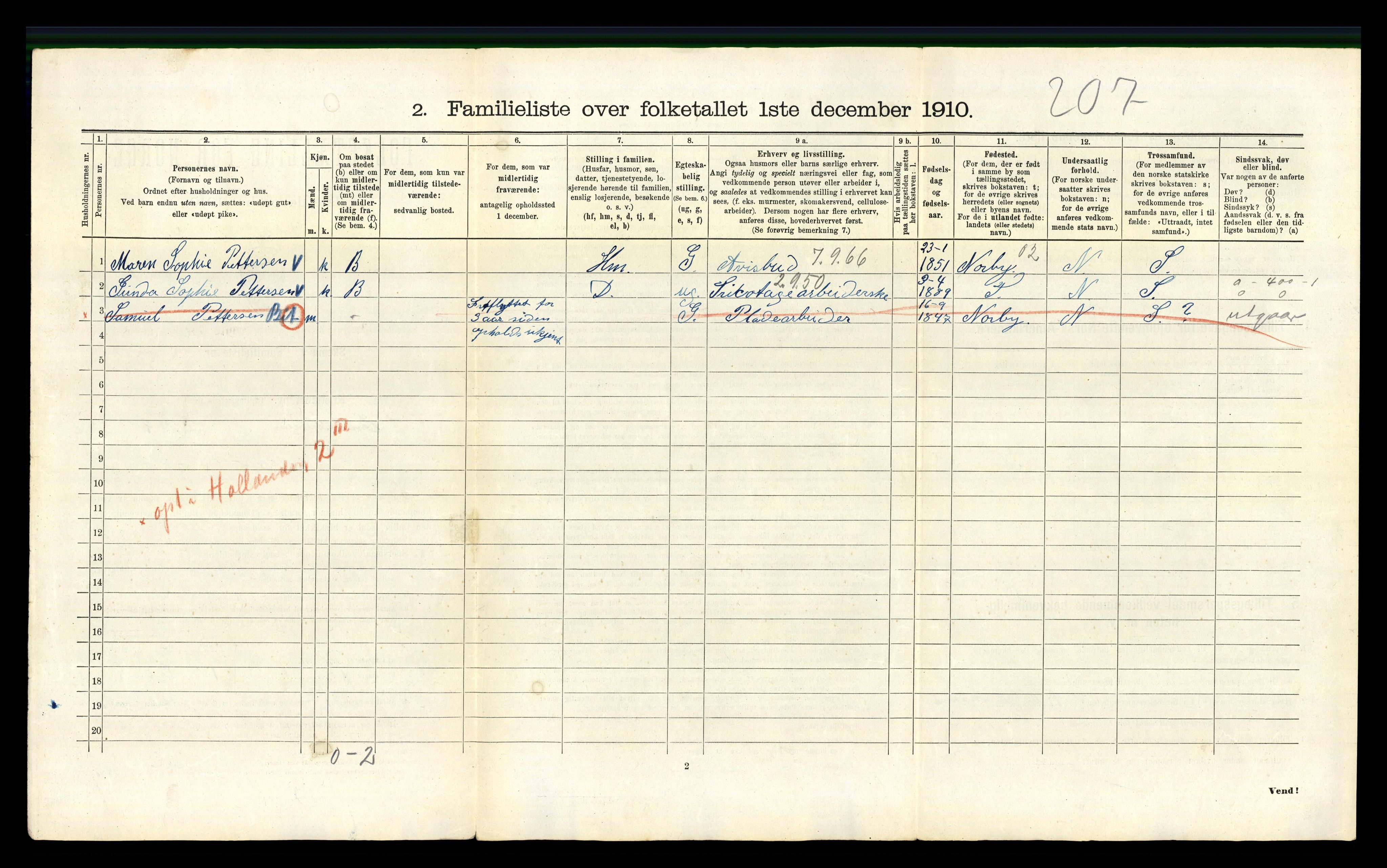 RA, 1910 census for Kristiania, 1910, p. 20344