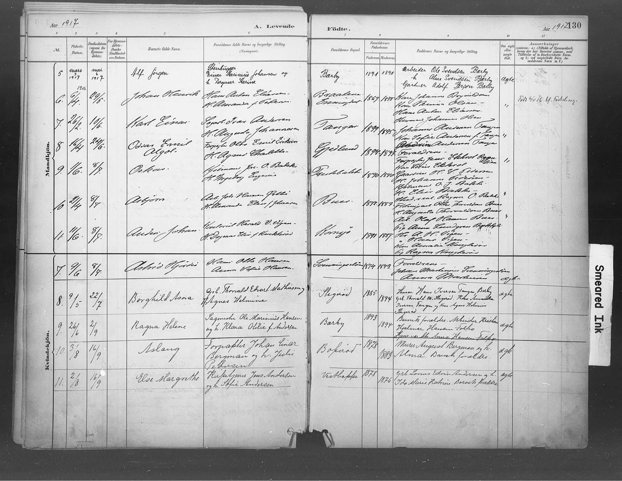 Idd prestekontor Kirkebøker, AV/SAO-A-10911/F/Fb/L0002: Parish register (official) no. II 2, 1882-1923, p. 130