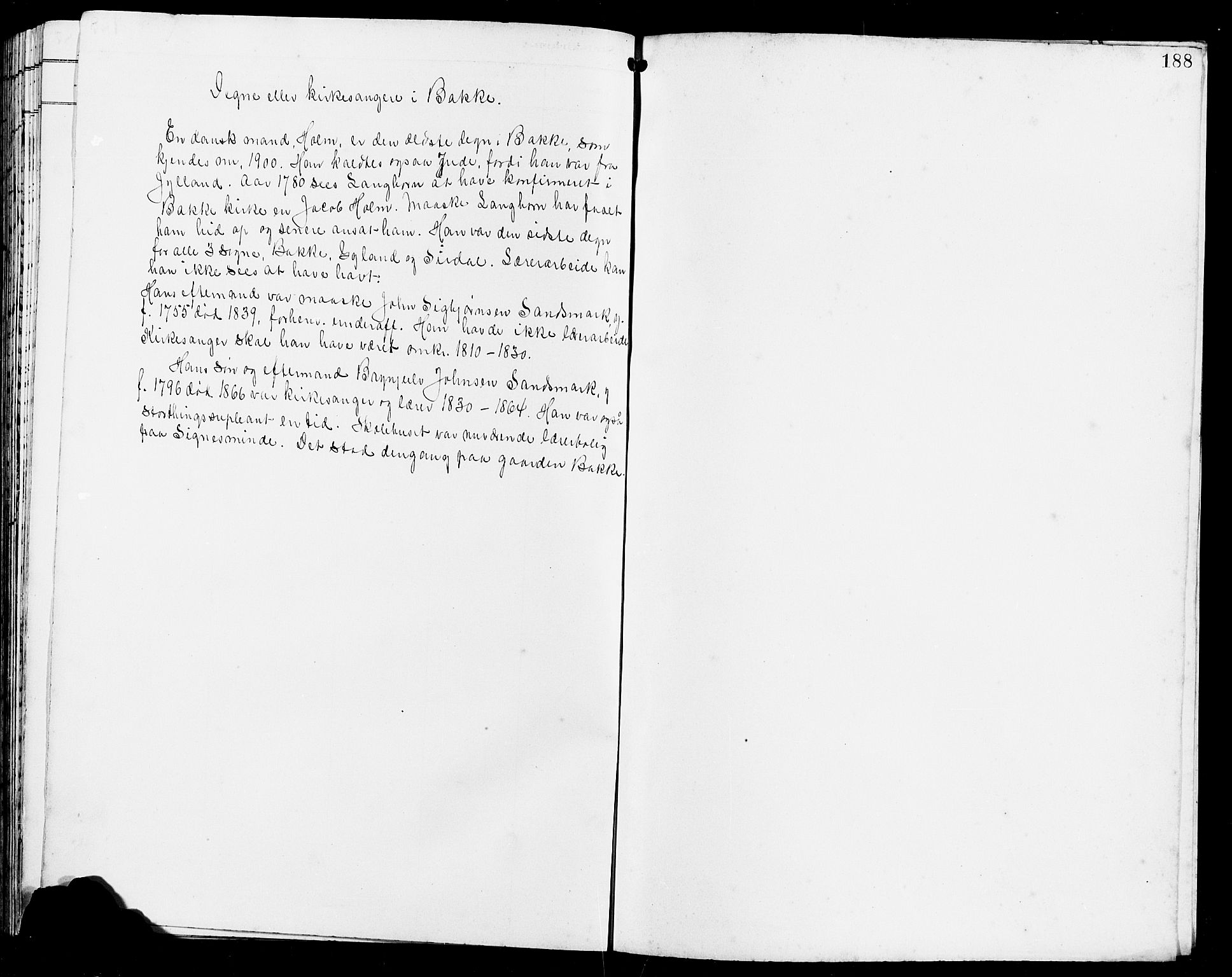 Bakke sokneprestkontor, SAK/1111-0002/F/Fb/Fba/L0003: Parish register (copy) no. B 3, 1894-1910, p. 188