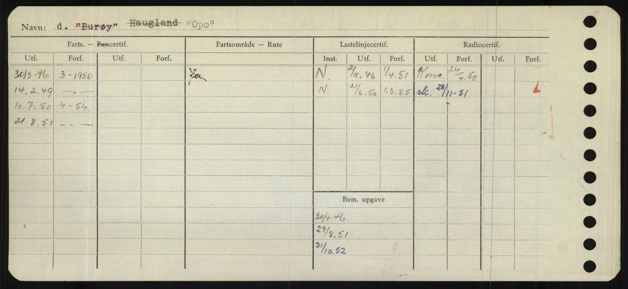 Sjøfartsdirektoratet med forløpere, Skipsmålingen, AV/RA-S-1627/H/Hb/L0004: Fartøy, O-S, p. 32