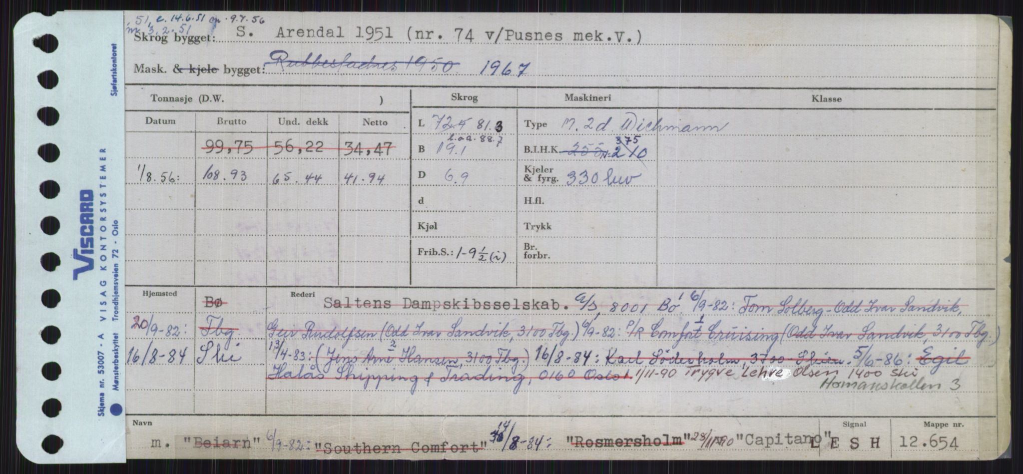 Sjøfartsdirektoratet med forløpere, Skipsmålingen, RA/S-1627/H/Ha/L0001/0002: Fartøy, A-Eig / Fartøy Bjør-Eig, p. 563