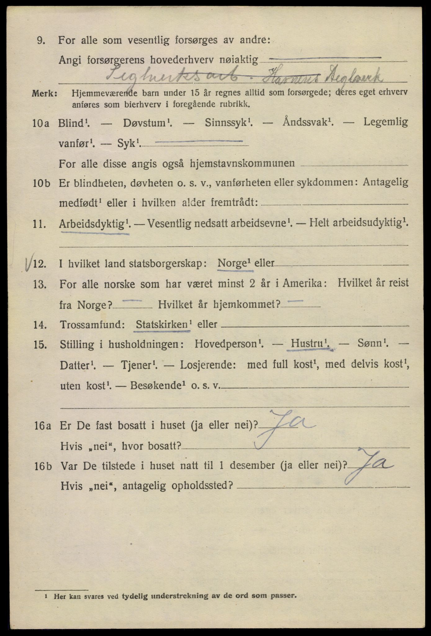 SAO, 1920 census for Kristiania, 1920, p. 486152