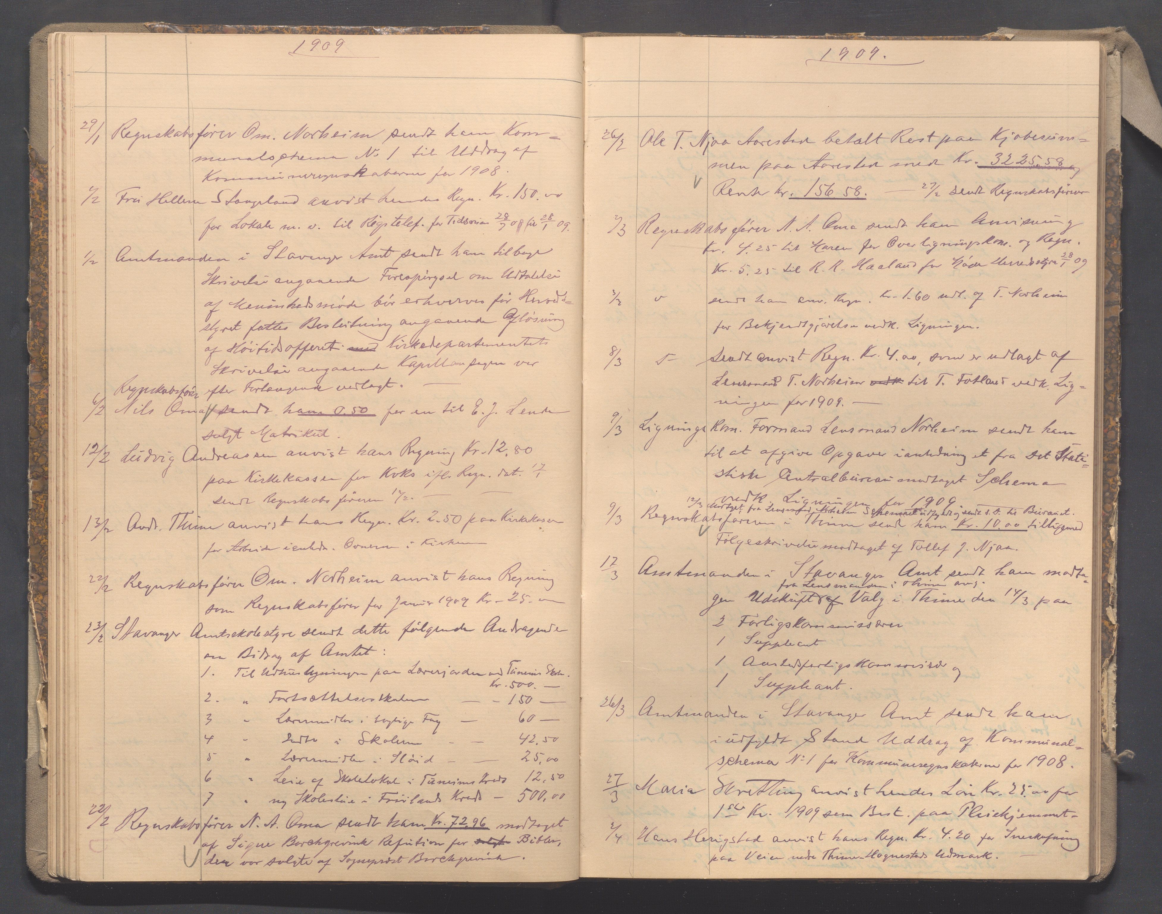 Time kommune - Formannskapet, IKAR/K-100592/B/L0002: Kopibok, 1902-1912, p. 37