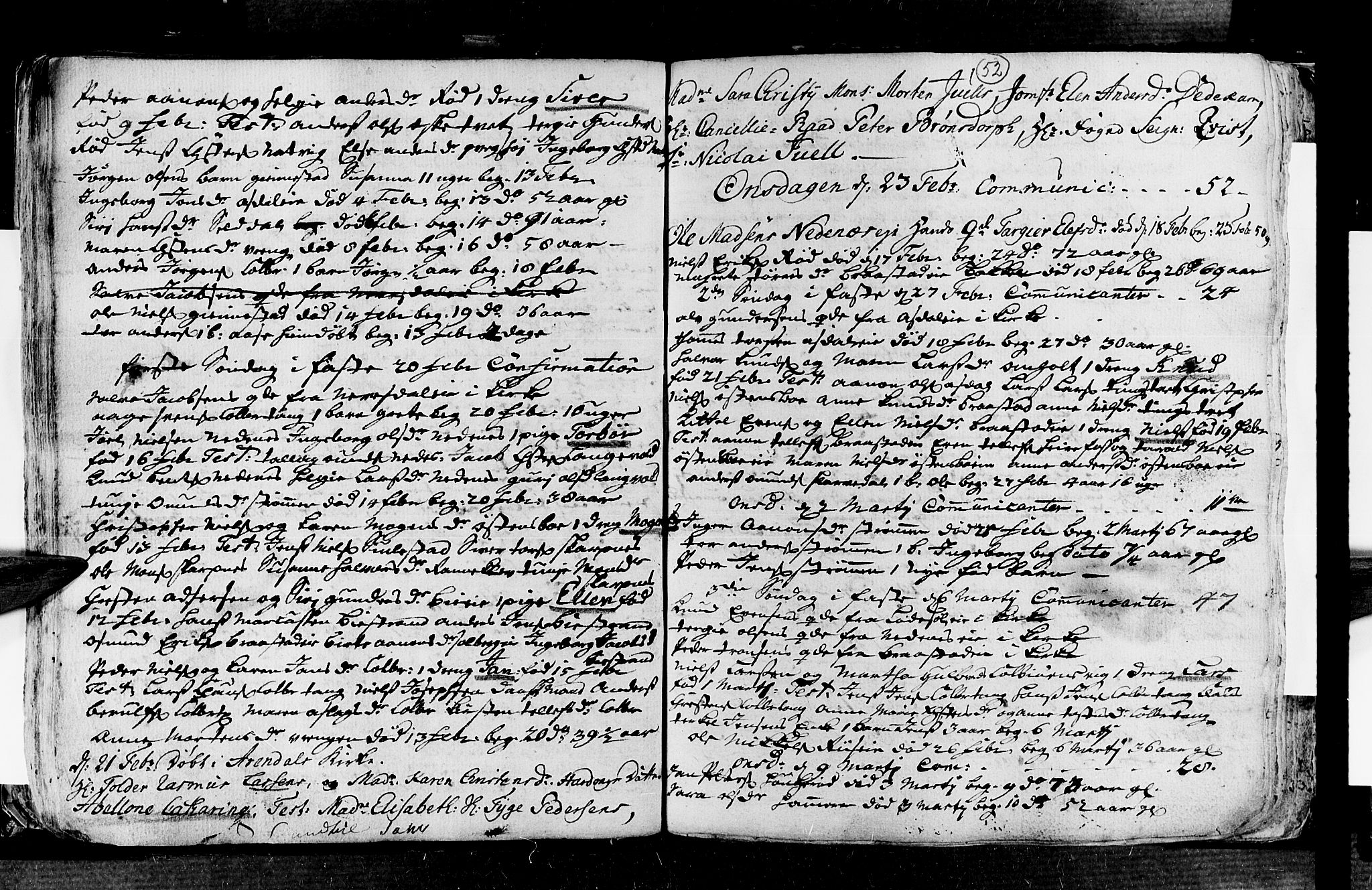 Øyestad sokneprestkontor, AV/SAK-1111-0049/F/Fa/L0006: Parish register (official) no. A 6, 1758-1776, p. 52