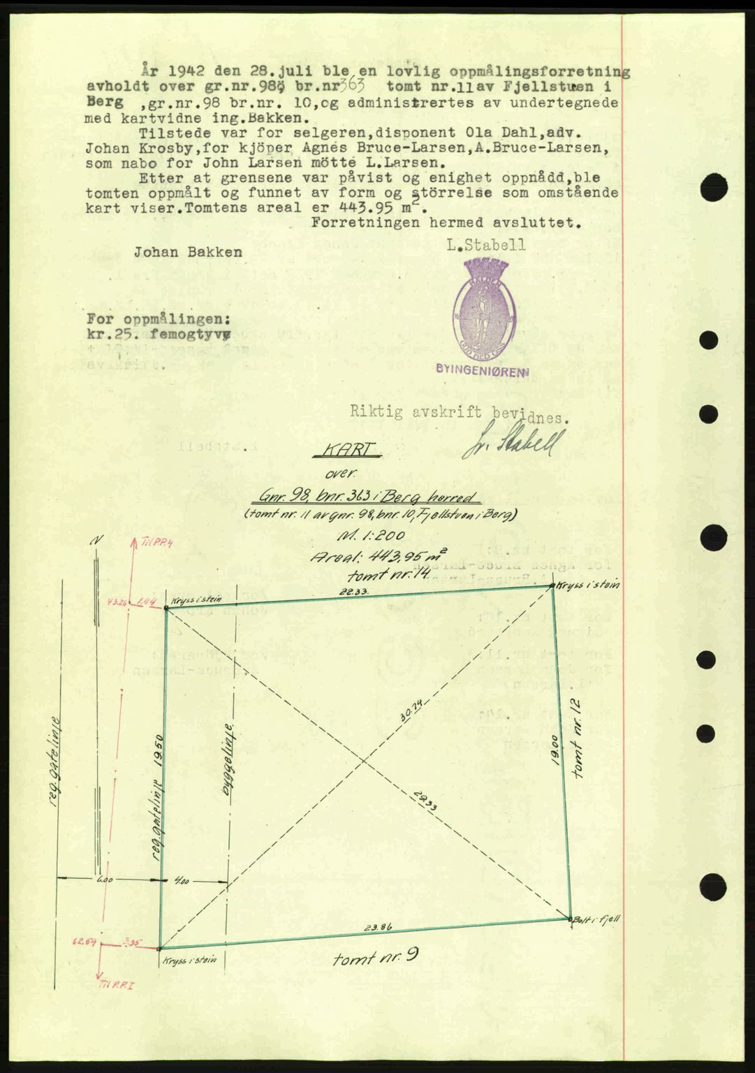 Idd og Marker sorenskriveri, AV/SAO-A-10283/G/Gb/Gbb/L0005: Mortgage book no. A5, 1941-1943, Diary no: : 18/1943