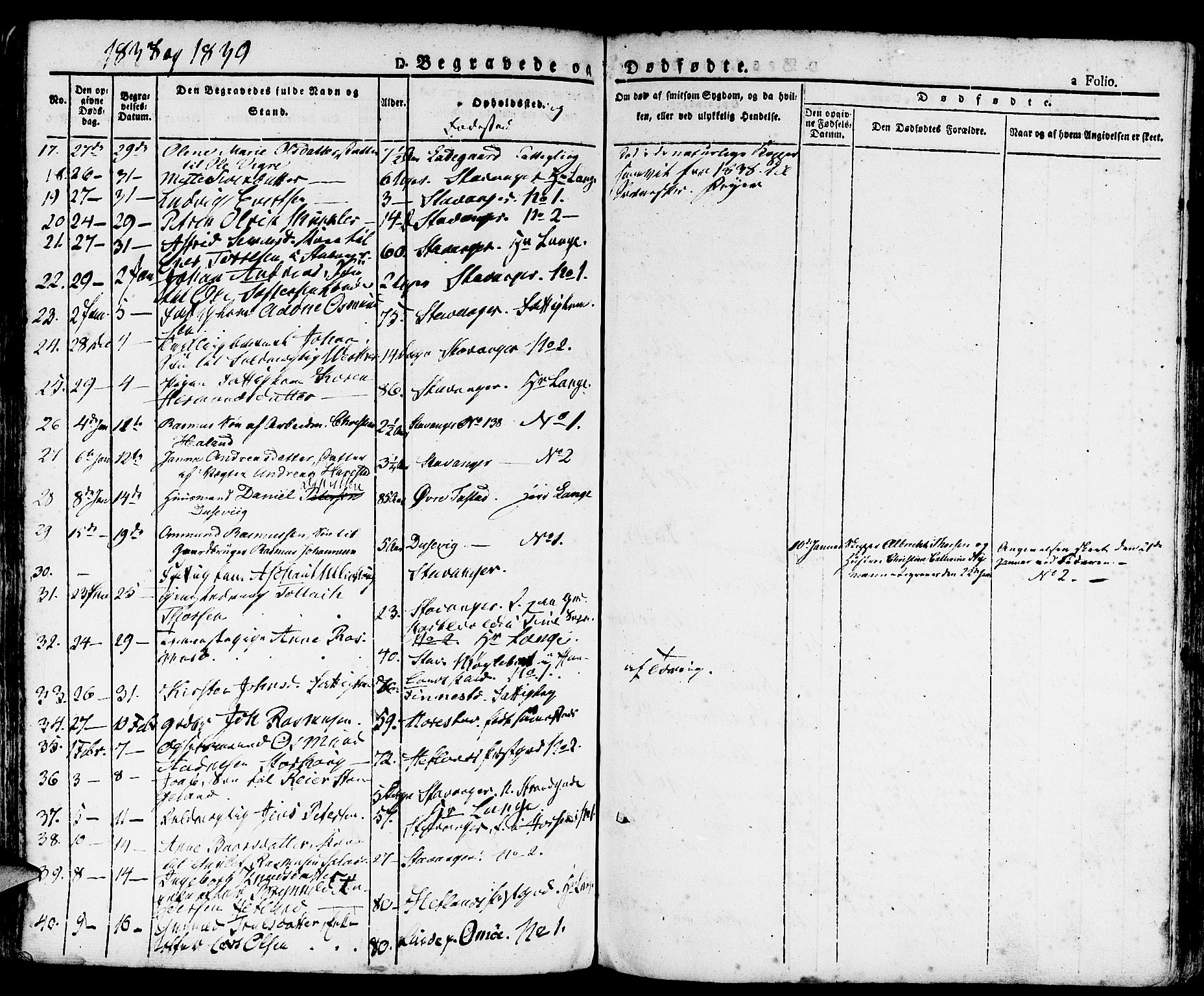 Domkirken sokneprestkontor, SAST/A-101812/001/30/30BA/L0011: Parish register (official) no. A 11, 1832-1856