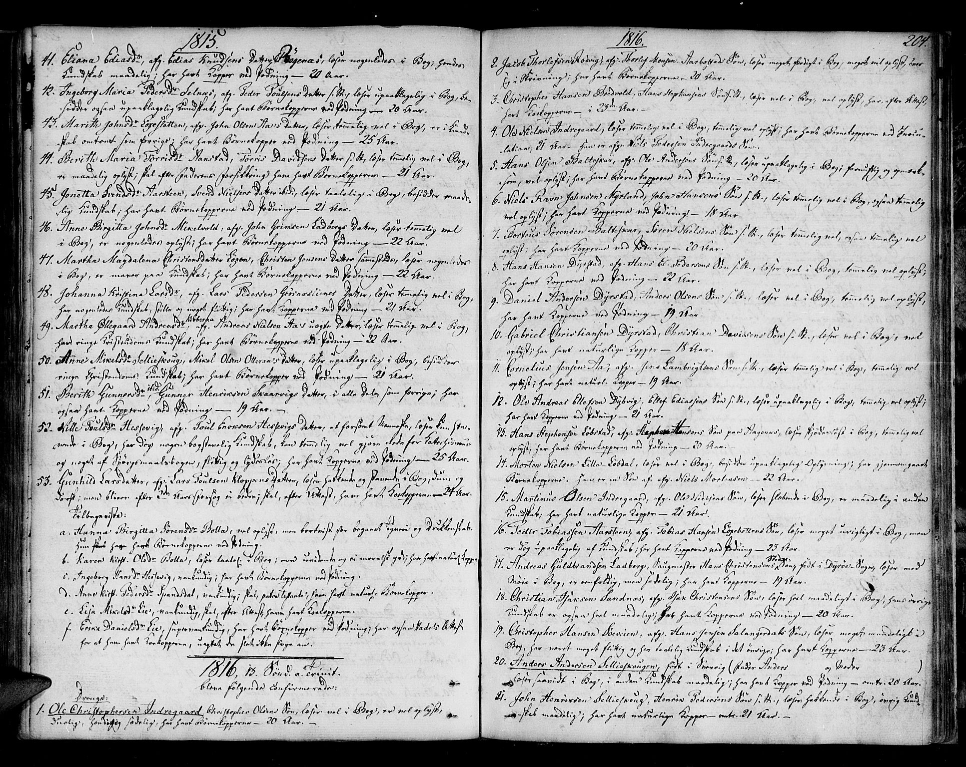Ibestad sokneprestembete, SATØ/S-0077/H/Ha/Haa/L0004kirke: Parish register (official) no. 4, 1801-1824, p. 204