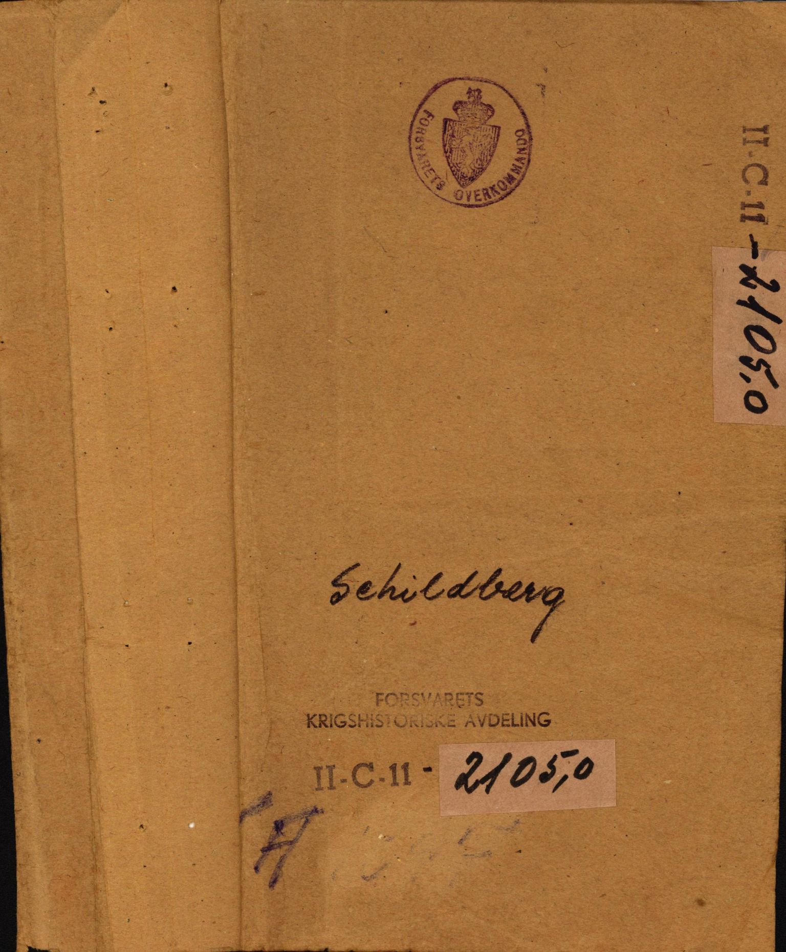 Forsvaret, Forsvarets krigshistoriske avdeling, AV/RA-RAFA-2017/Y/Yf/L0203: II-C-11-2105  -  Norske offiserer i krigsfangenskap, 1940-1948, p. 2