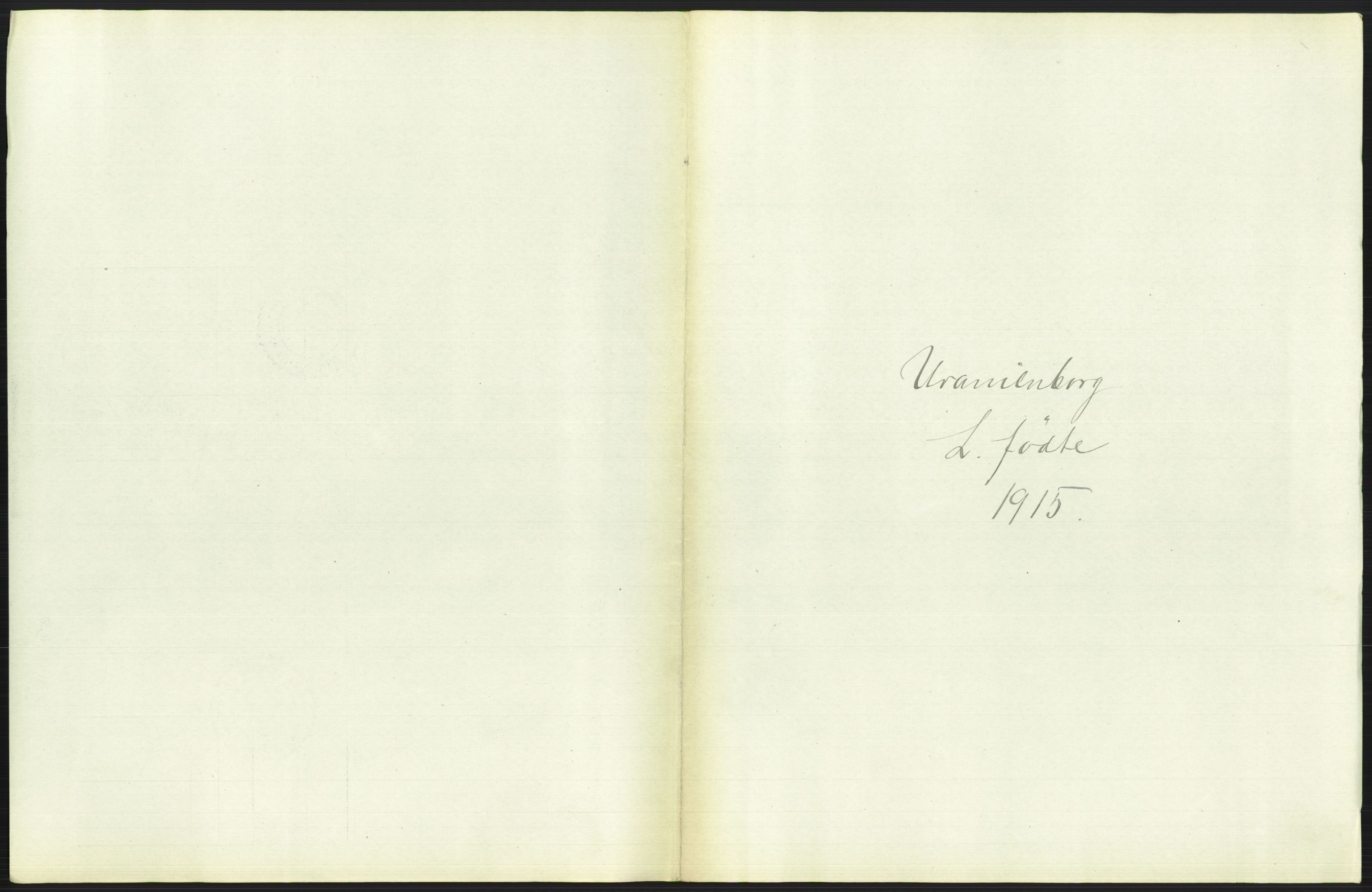 Statistisk sentralbyrå, Sosiodemografiske emner, Befolkning, RA/S-2228/D/Df/Dfb/Dfbe/L0007: Kristiania: Levendefødte menn og kvinner., 1915, p. 547