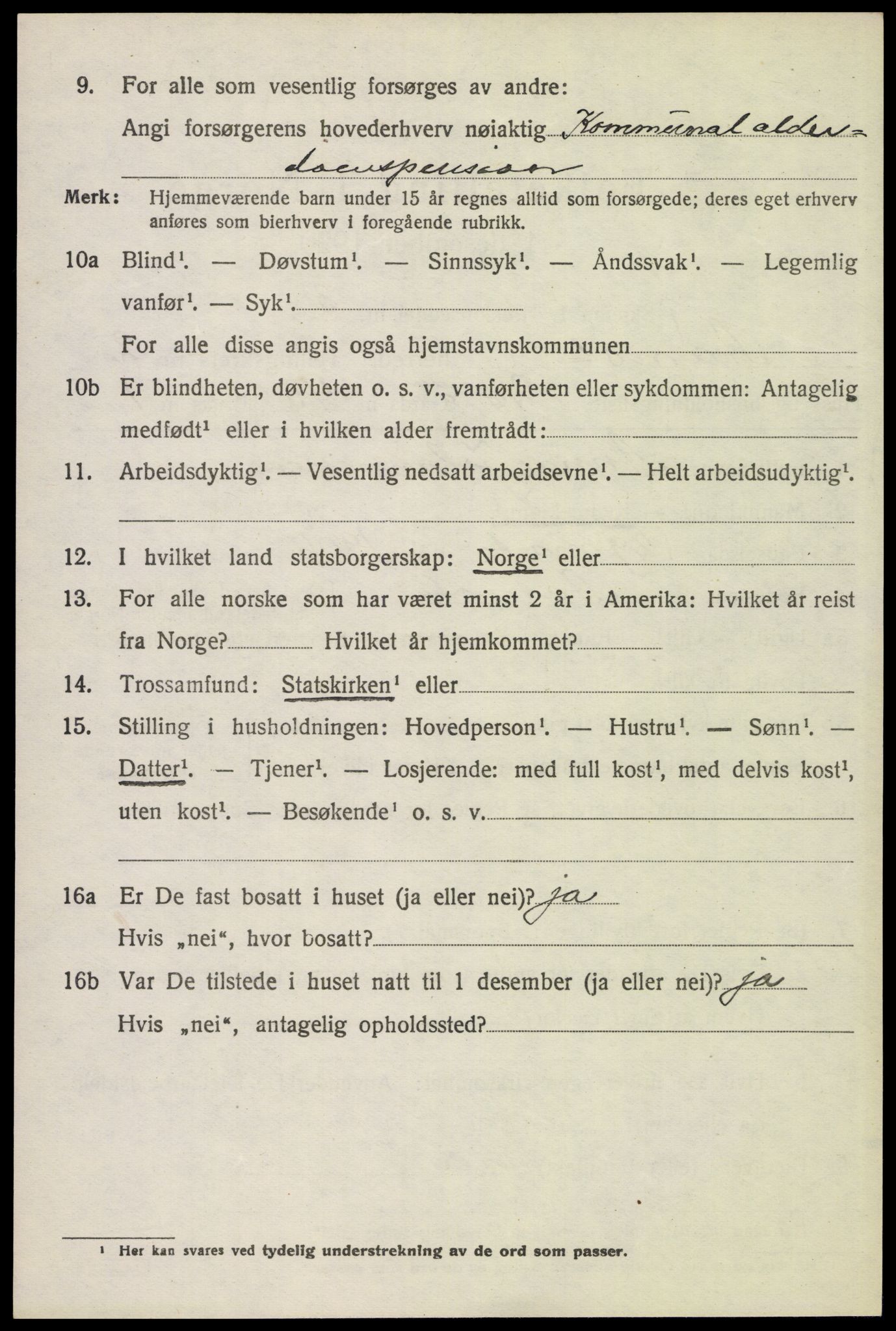 SAH, 1920 census for Åmot, 1920, p. 2494