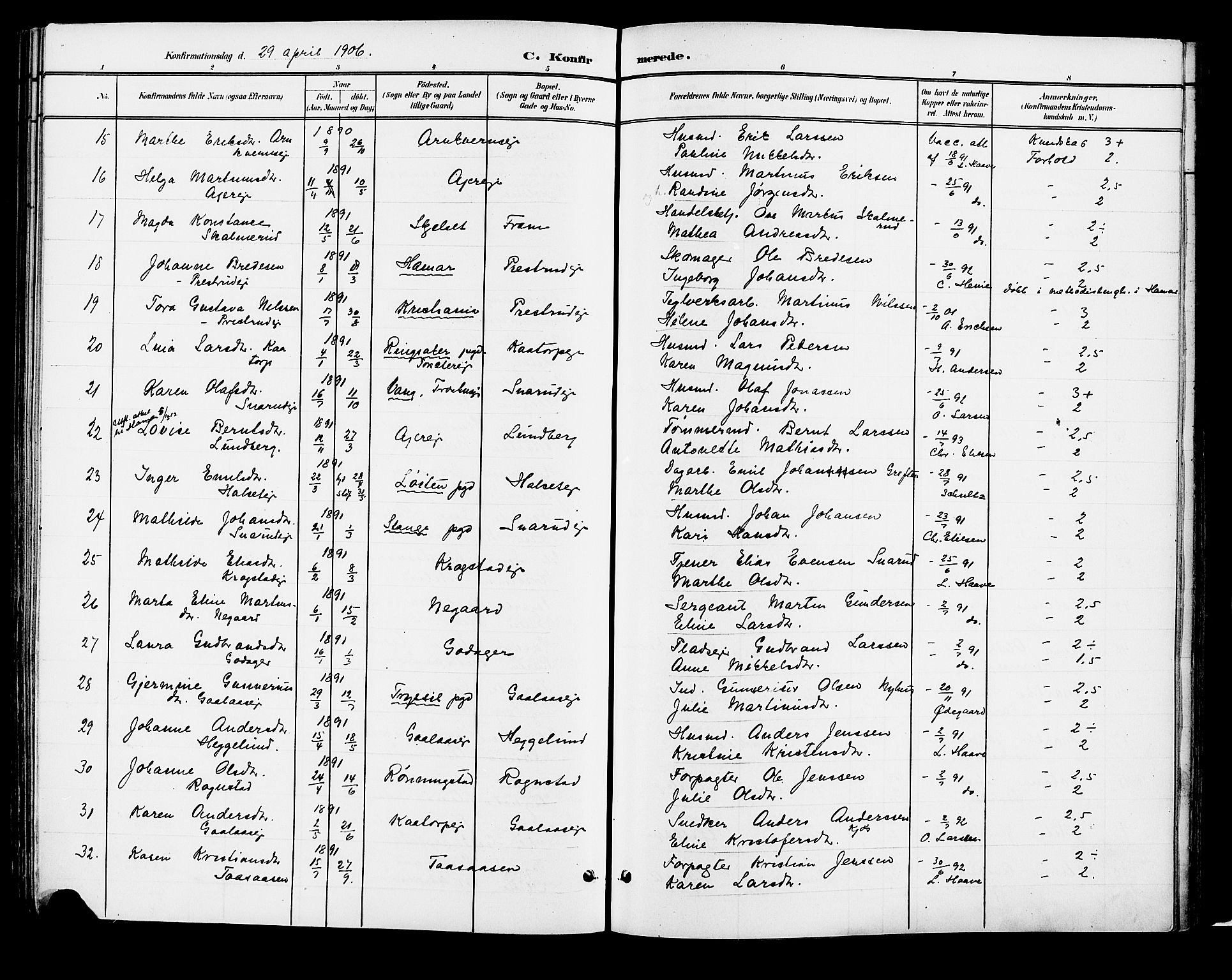 Vang prestekontor, Hedmark, AV/SAH-PREST-008/H/Ha/Haa/L0018B: Parish register (official) no. 18B, 1880-1906