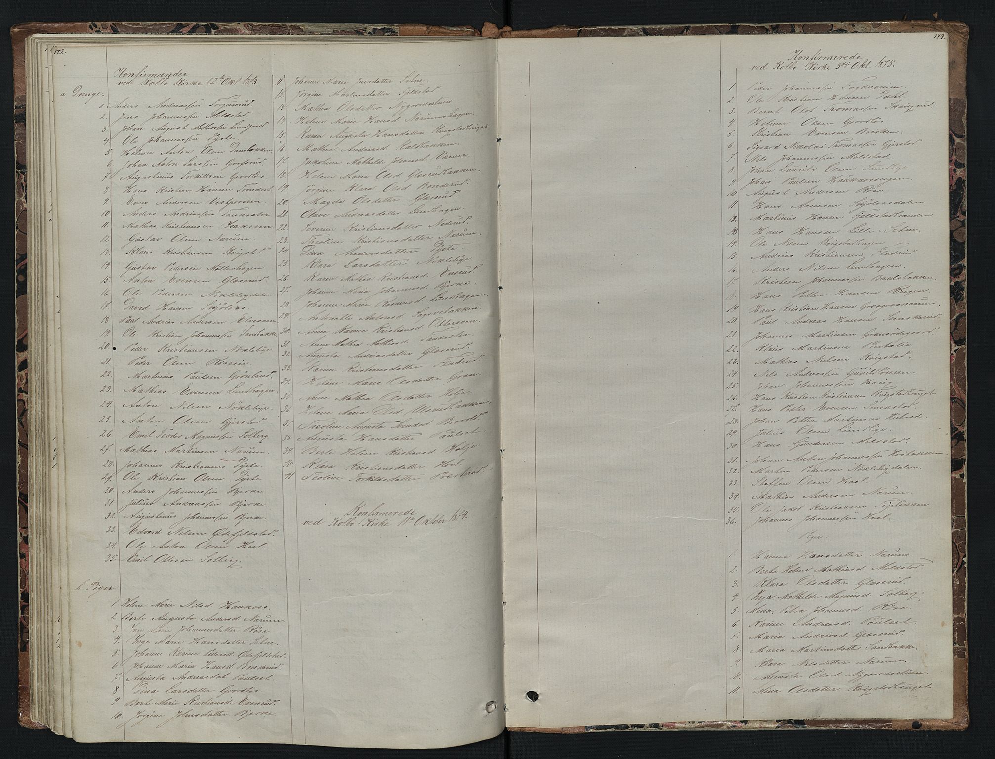 Vestre Toten prestekontor, AV/SAH-PREST-108/H/Ha/Hab/L0007: Parish register (copy) no. 7, 1872-1900, p. 172-173