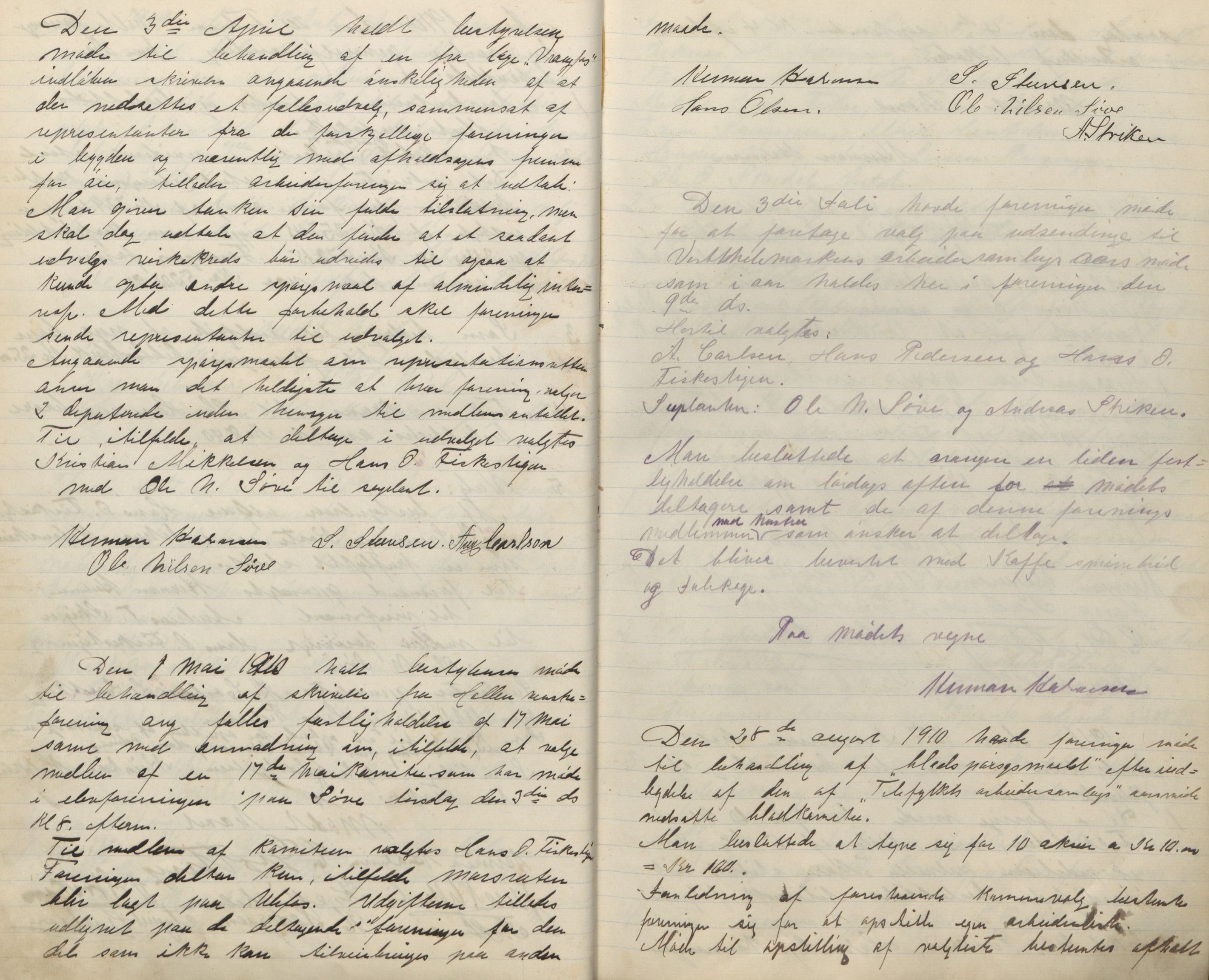 Ulefoss og Omegns Arbeiderforening , AAT/AAT-819011/A/L0002: Møtebok, 1904-1929