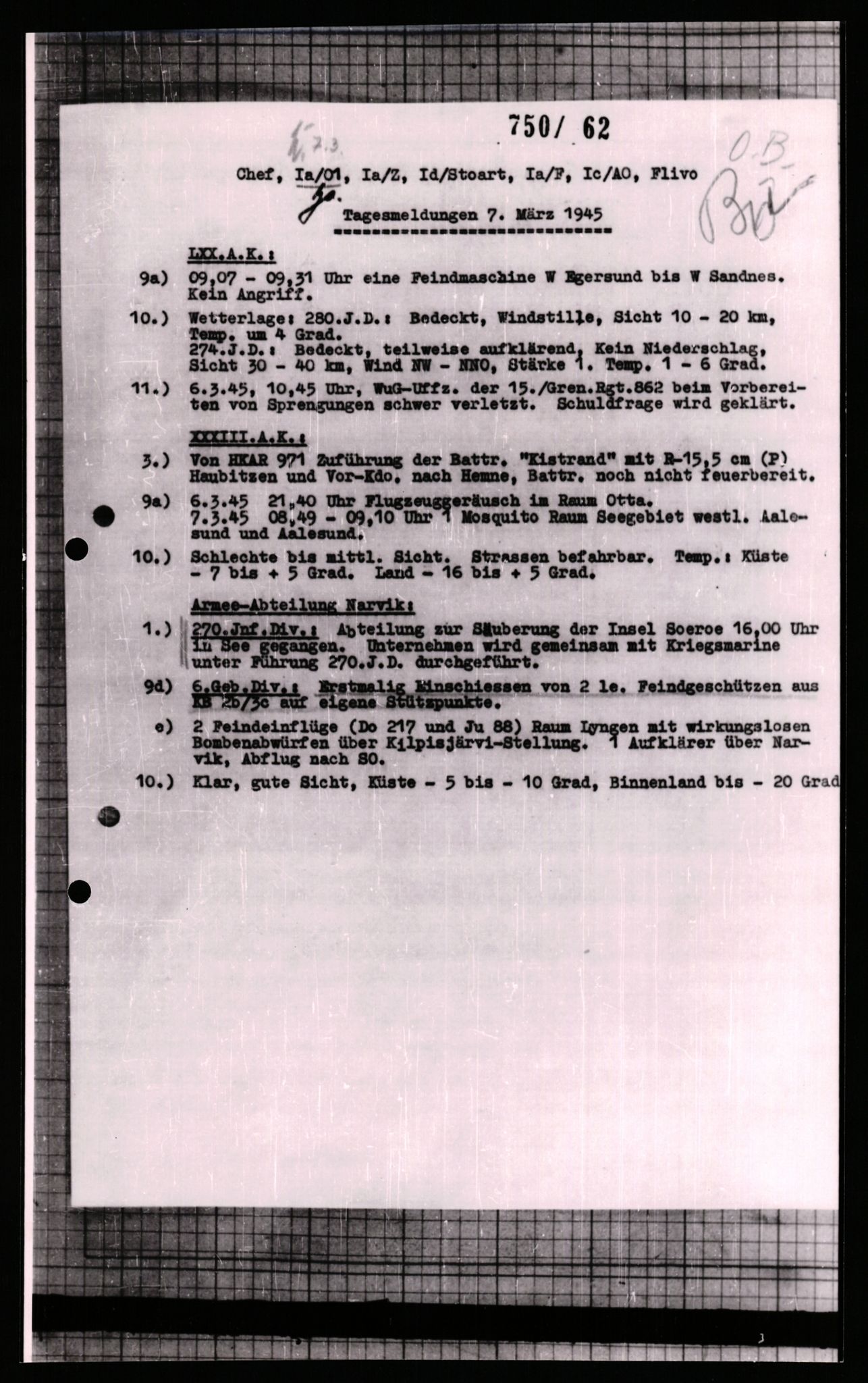 Forsvarets Overkommando. 2 kontor. Arkiv 11.4. Spredte tyske arkivsaker, AV/RA-RAFA-7031/D/Dar/Dara/L0008: Krigsdagbøker for 20. Gebirgs-Armee-Oberkommando (AOK 20), 1945, p. 298