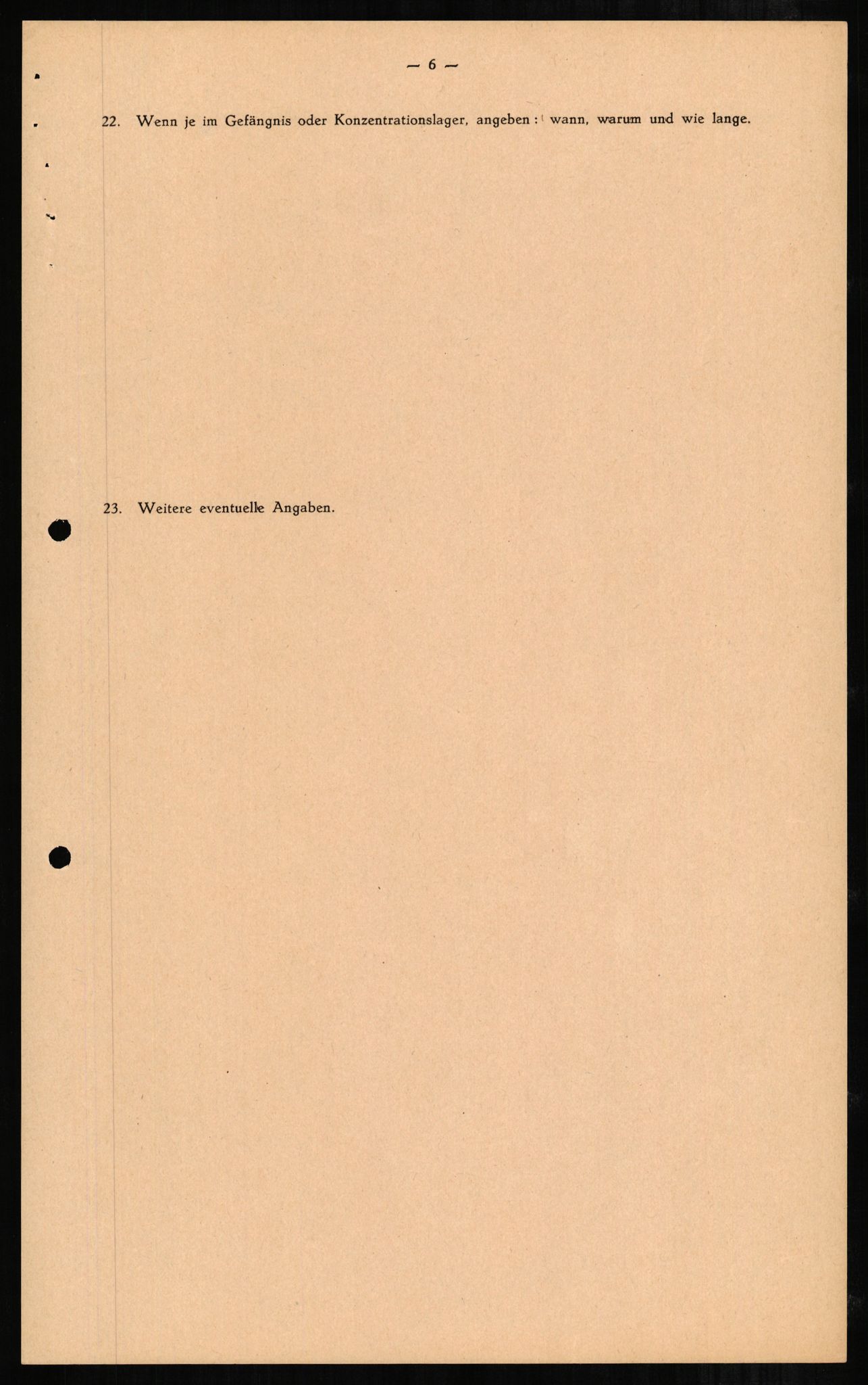Forsvaret, Forsvarets overkommando II, AV/RA-RAFA-3915/D/Db/L0002: CI Questionaires. Tyske okkupasjonsstyrker i Norge. Tyskere., 1945-1946, p. 110
