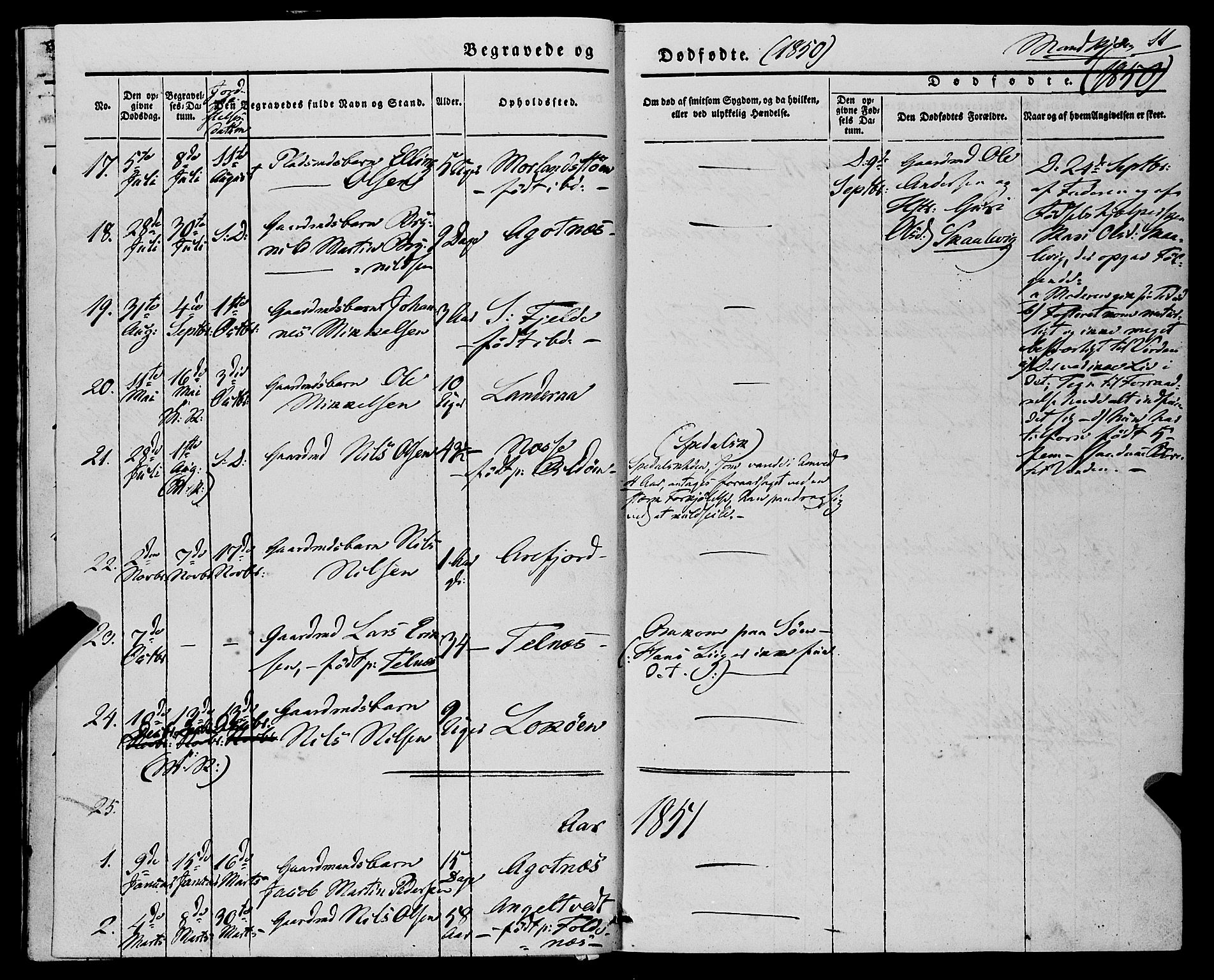 Fjell sokneprestembete, SAB/A-75301/H/Haa: Parish register (official) no. A 7, 1847-1877, p. 11