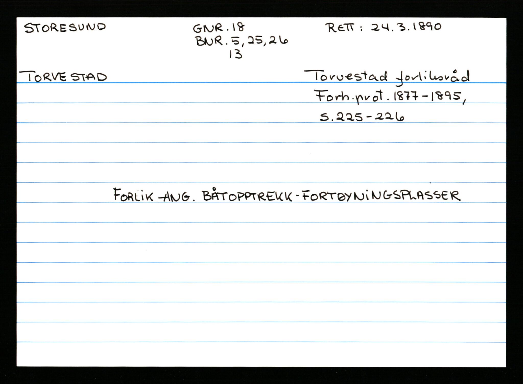 Statsarkivet i Stavanger, AV/SAST-A-101971/03/Y/Ym/L0056: Åstedskort sortert etter gårdsnavn: Stokkeland - Sund, 1600-1950, p. 206
