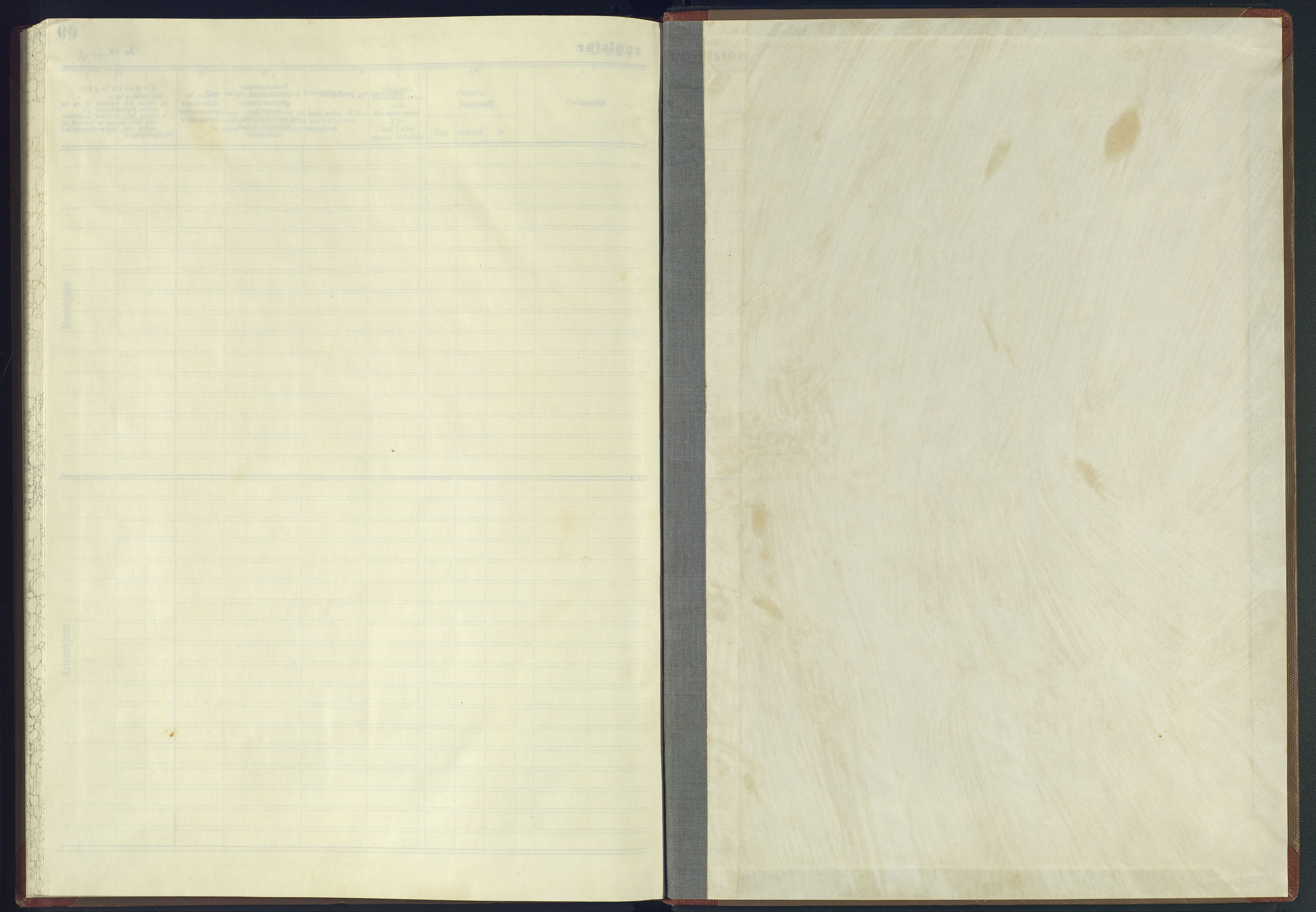 Herefoss sokneprestkontor, AV/SAK-1111-0019/J/Jb/L0007: II.6.7 - Dødsfallsregister Herefoss, 1942-1945