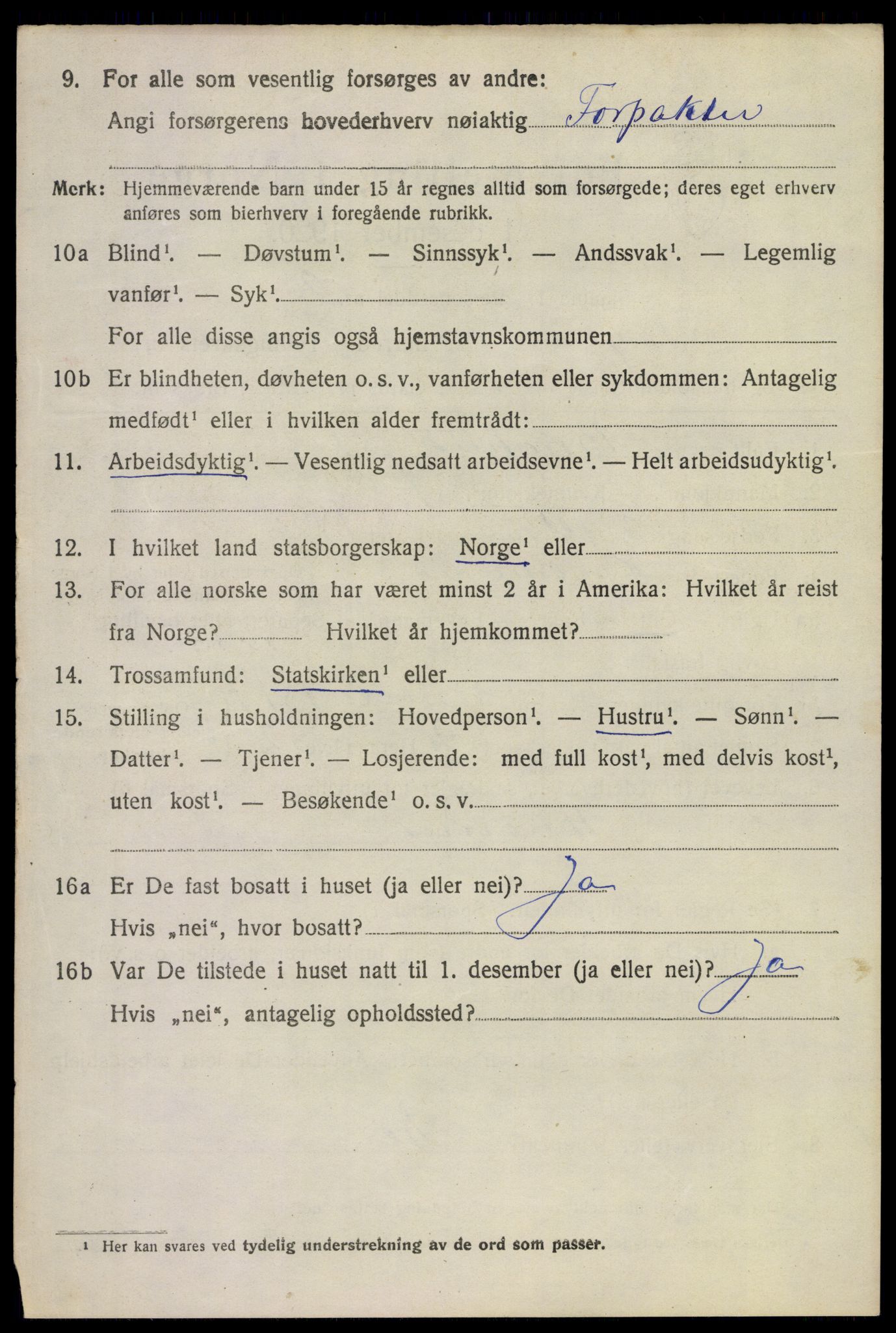 SAKO, 1920 census for Skoger, 1920, p. 2010