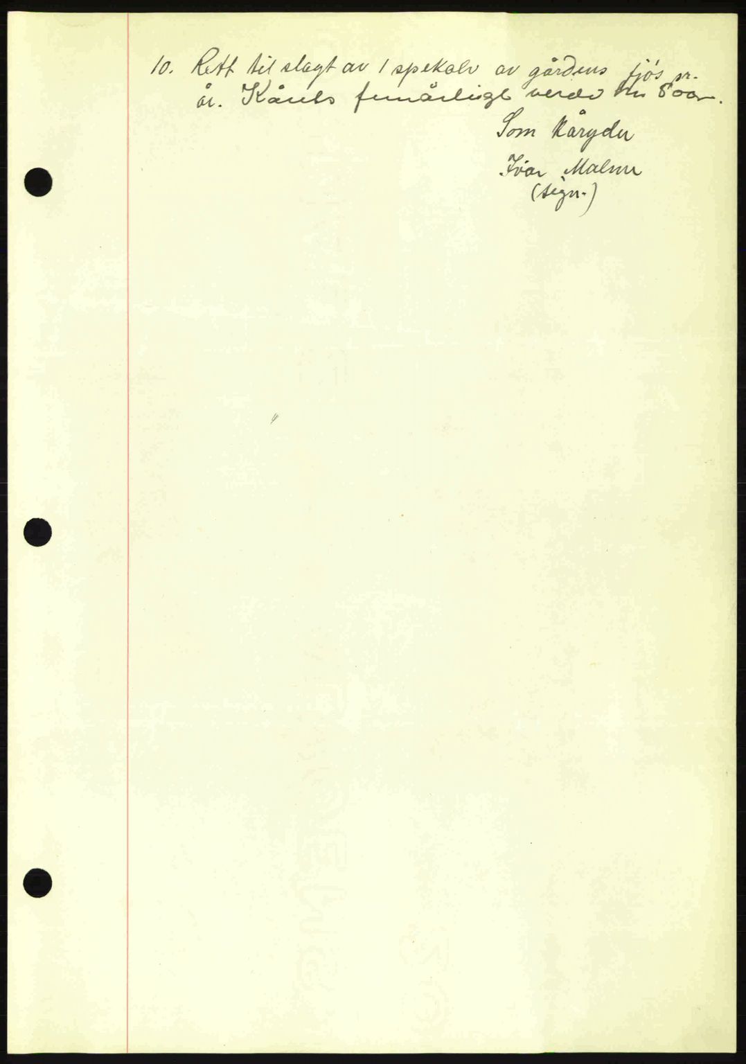 Romsdal sorenskriveri, AV/SAT-A-4149/1/2/2C: Mortgage book no. A12, 1942-1942, Diary no: : 1174/1942