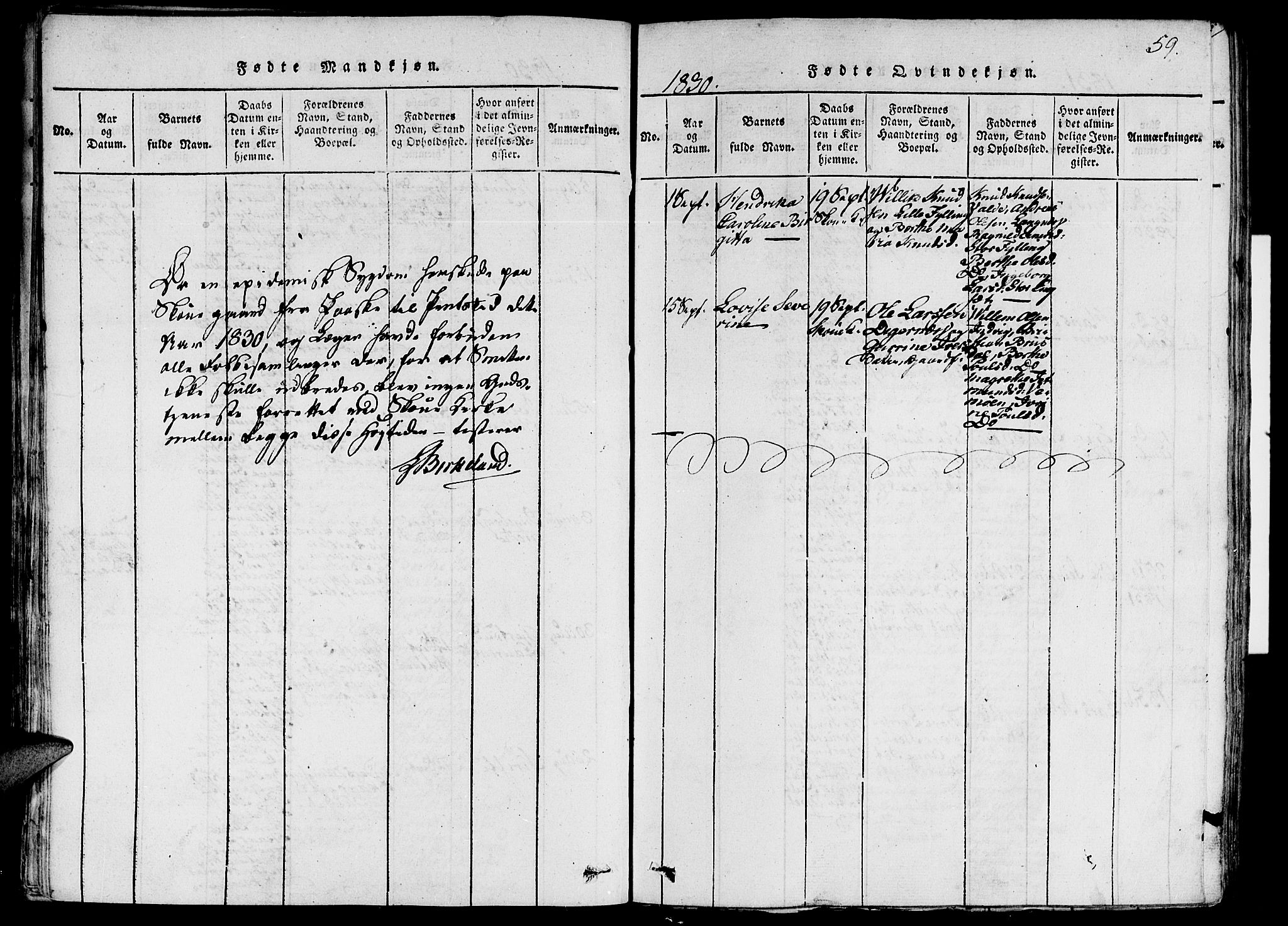 Ministerialprotokoller, klokkerbøker og fødselsregistre - Møre og Romsdal, AV/SAT-A-1454/524/L0351: Parish register (official) no. 524A03, 1816-1838, p. 59