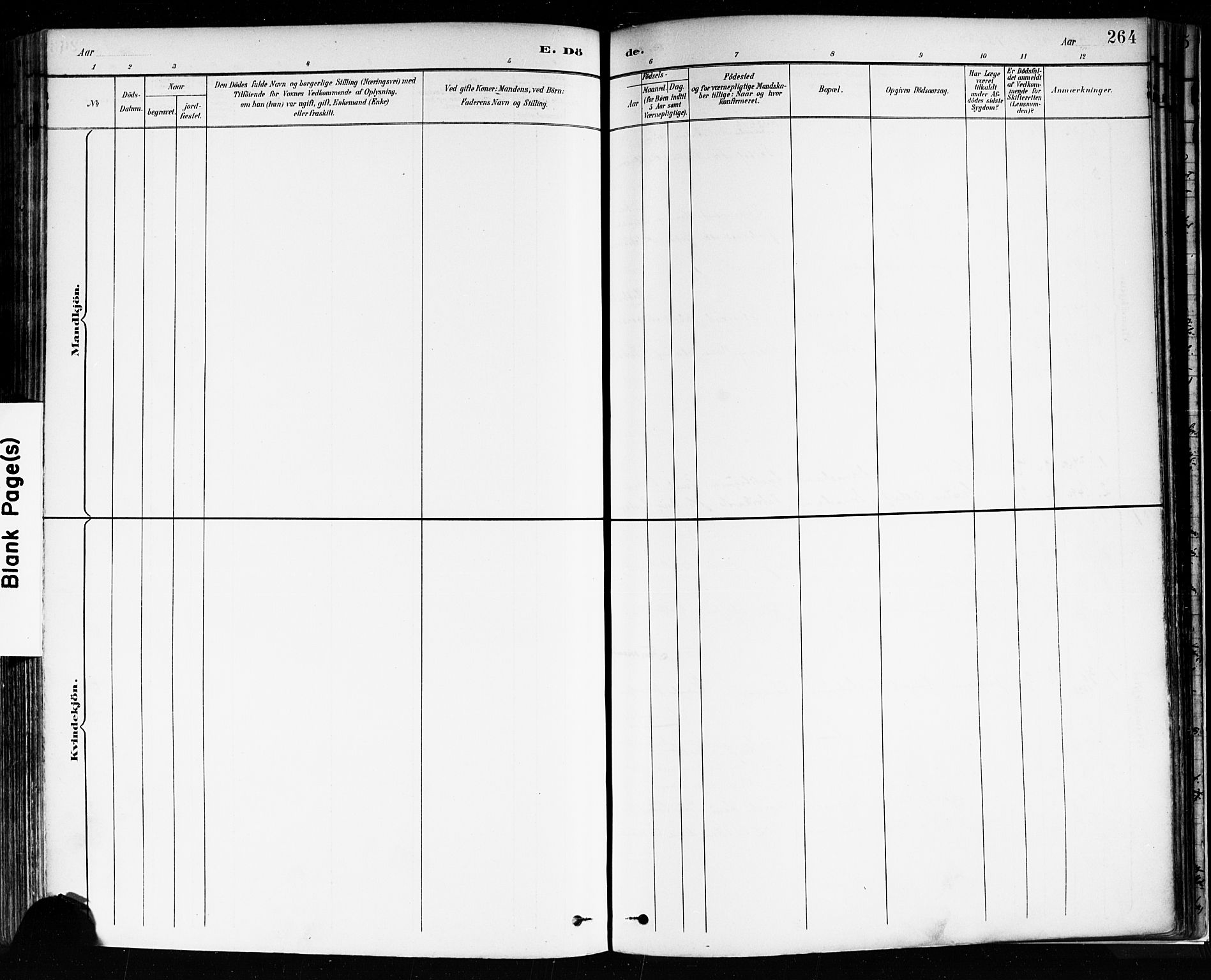 Sarpsborg prestekontor Kirkebøker, AV/SAO-A-2006/F/Fa/L0004: Parish register (official) no. 4, 1892-1899, p. 264