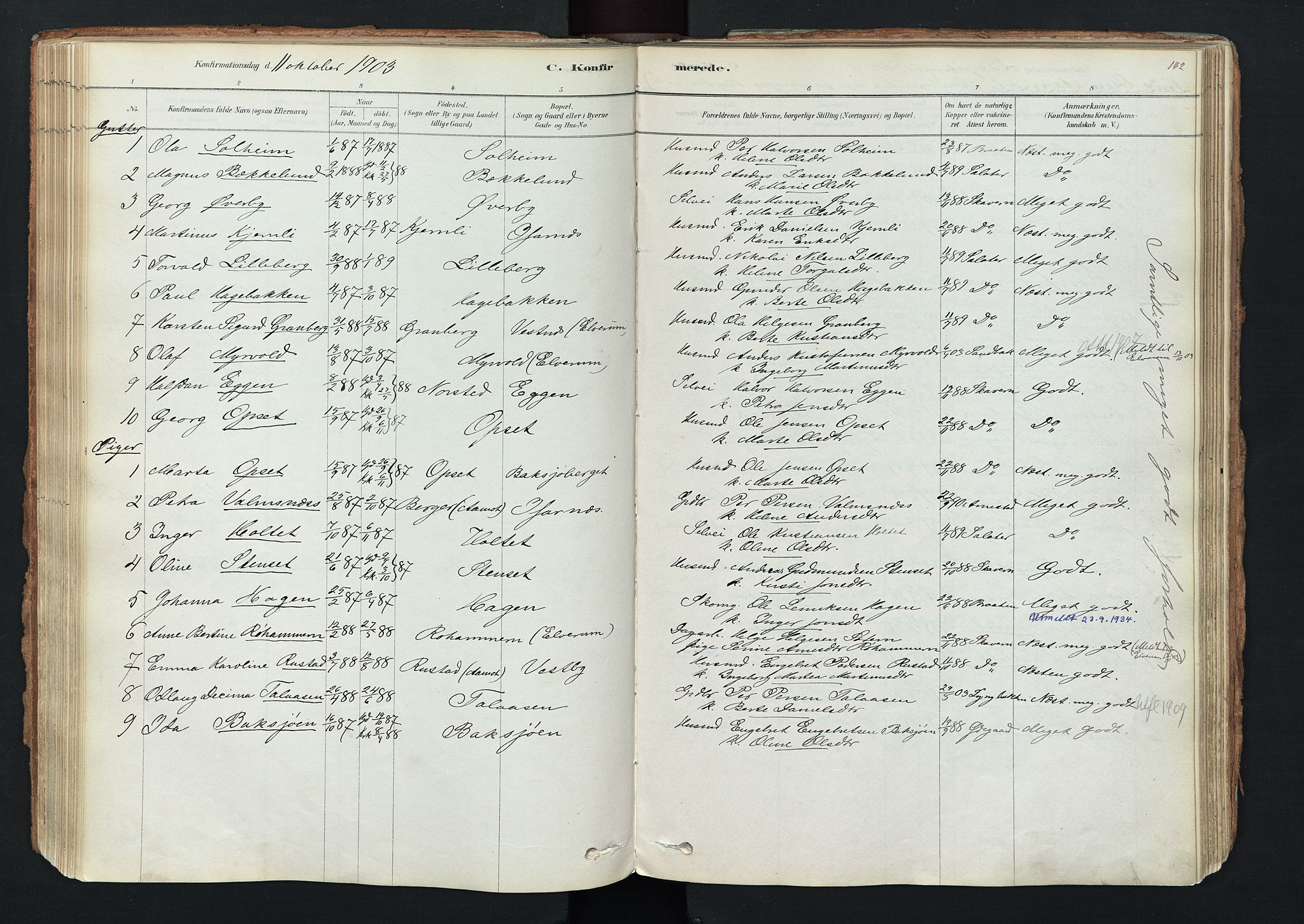 Trysil prestekontor, AV/SAH-PREST-046/H/Ha/Haa/L0011: Parish register (official) no. 11, 1878-1912, p. 142