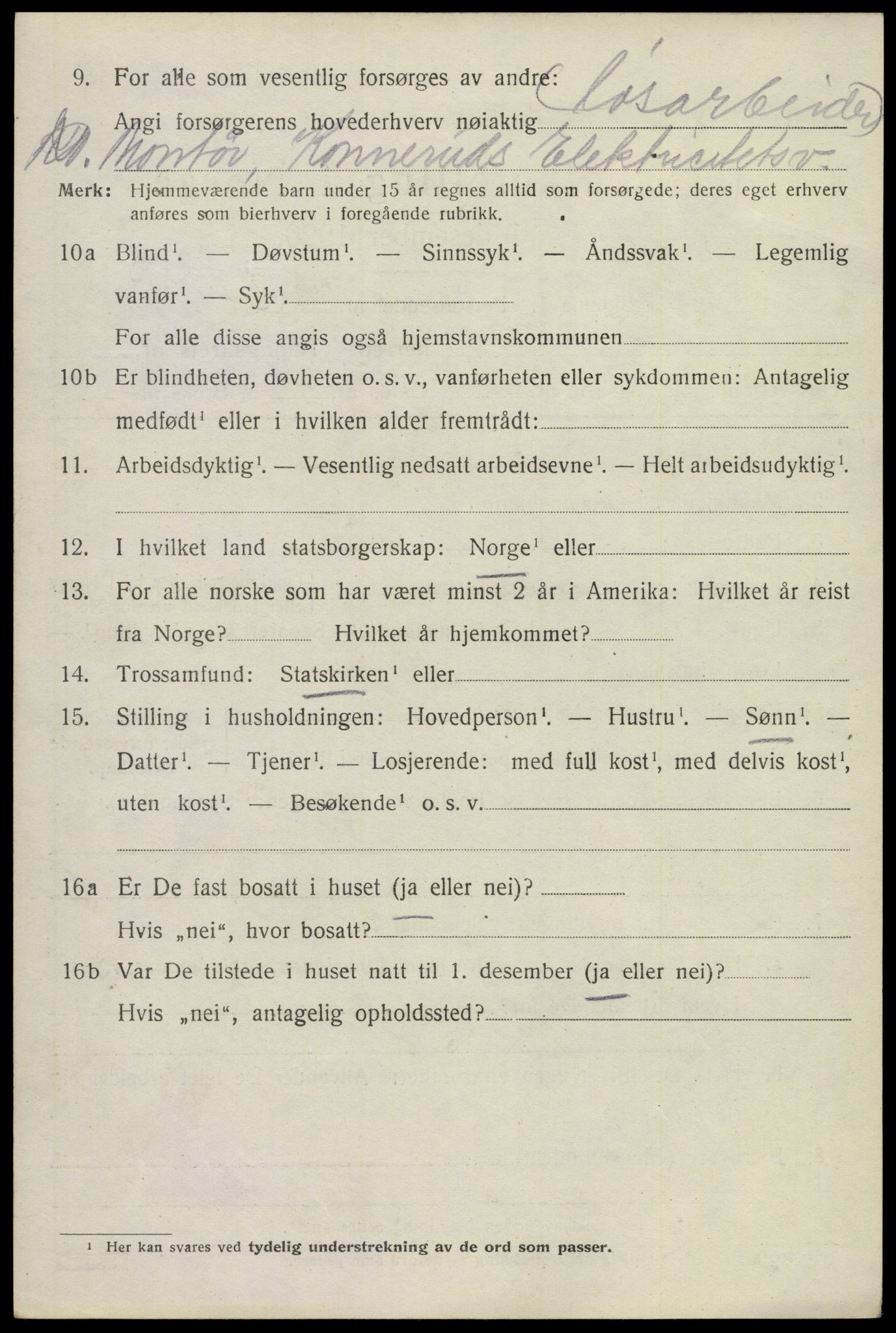 SAKO, 1920 census for Skoger, 1920, p. 16400